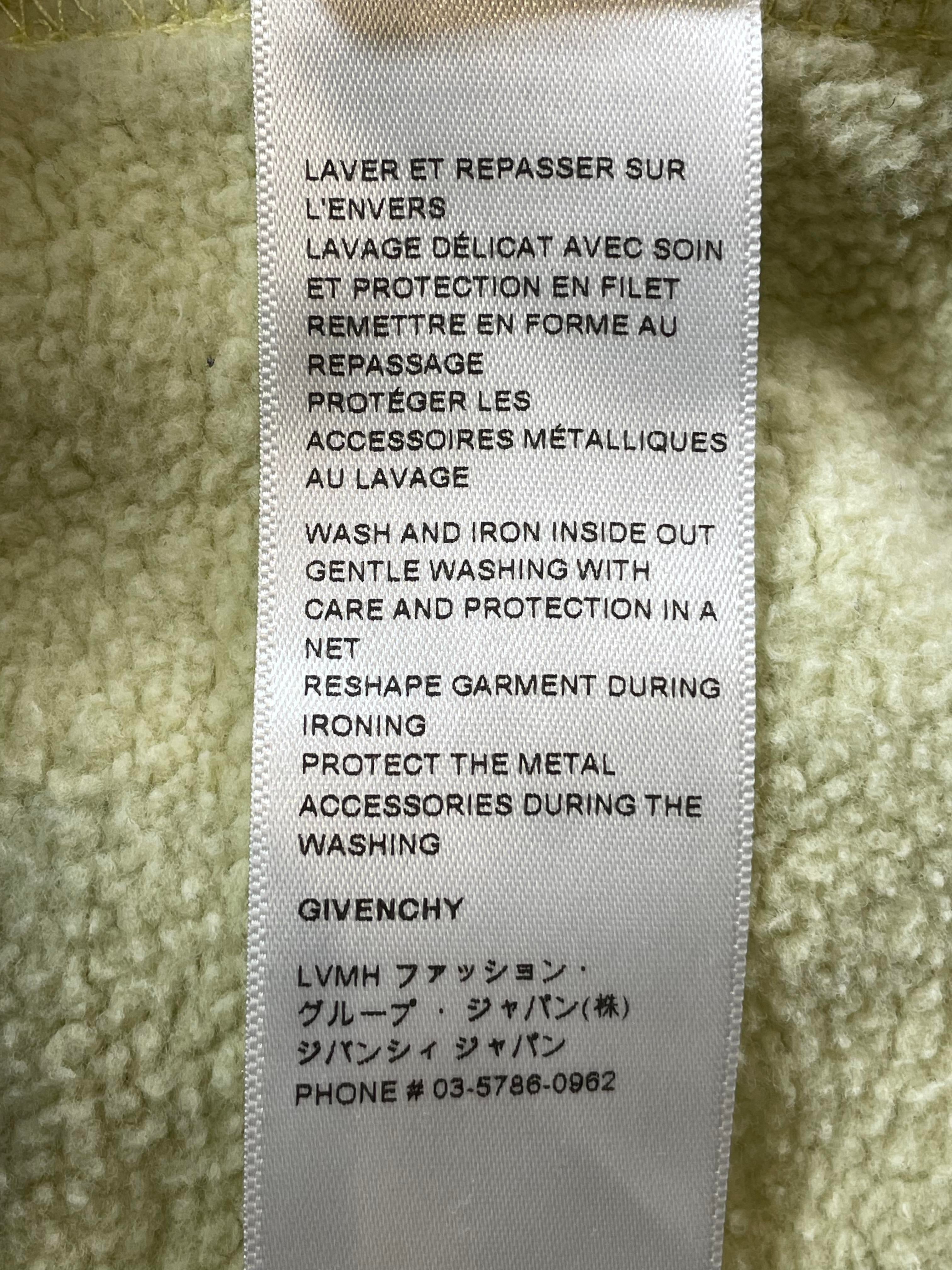 Givenchy Multi Logo Pale & Yellow Hoodie