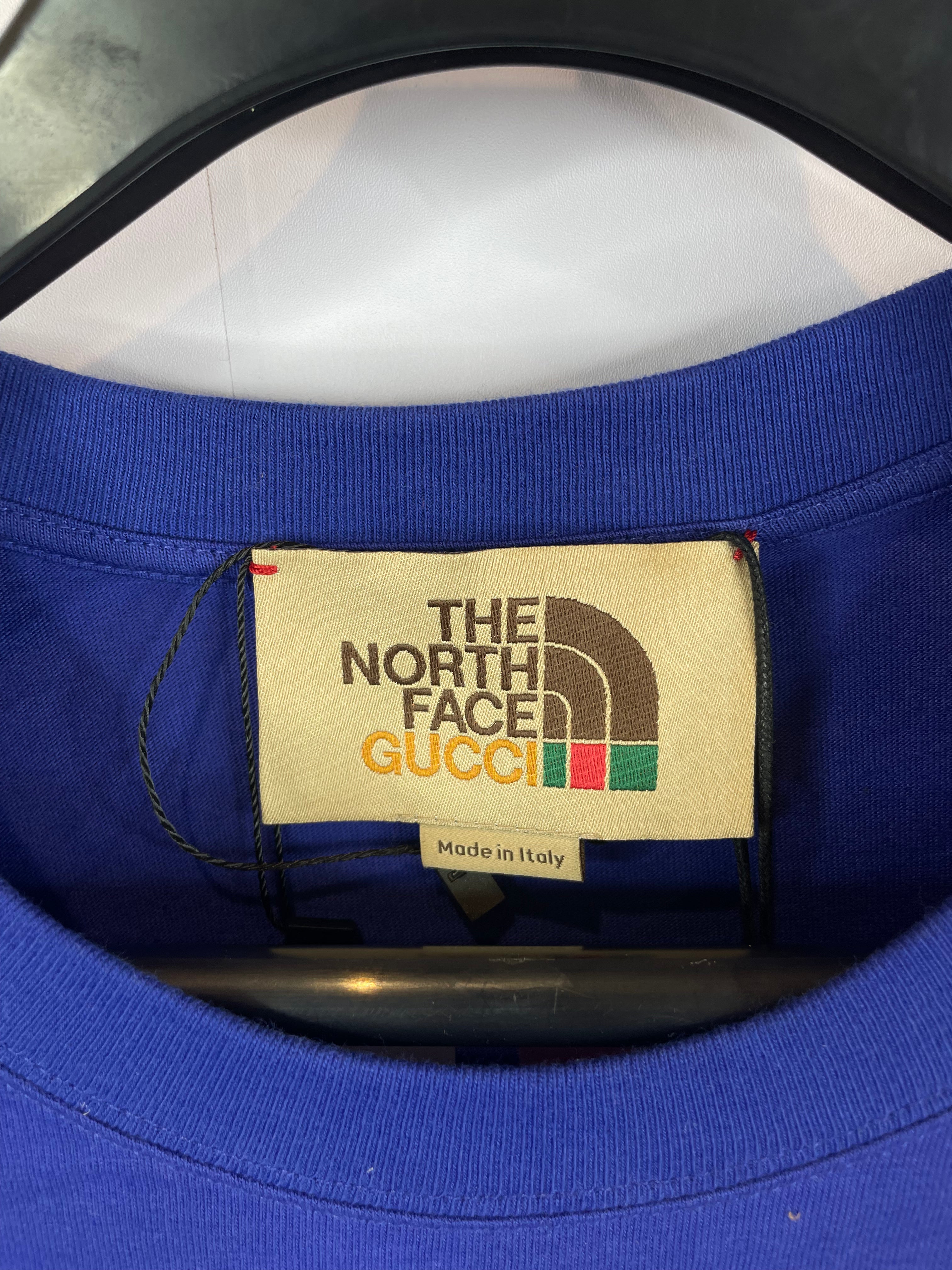 Gucci TNF Tee Purple Multi New With Tags Medium