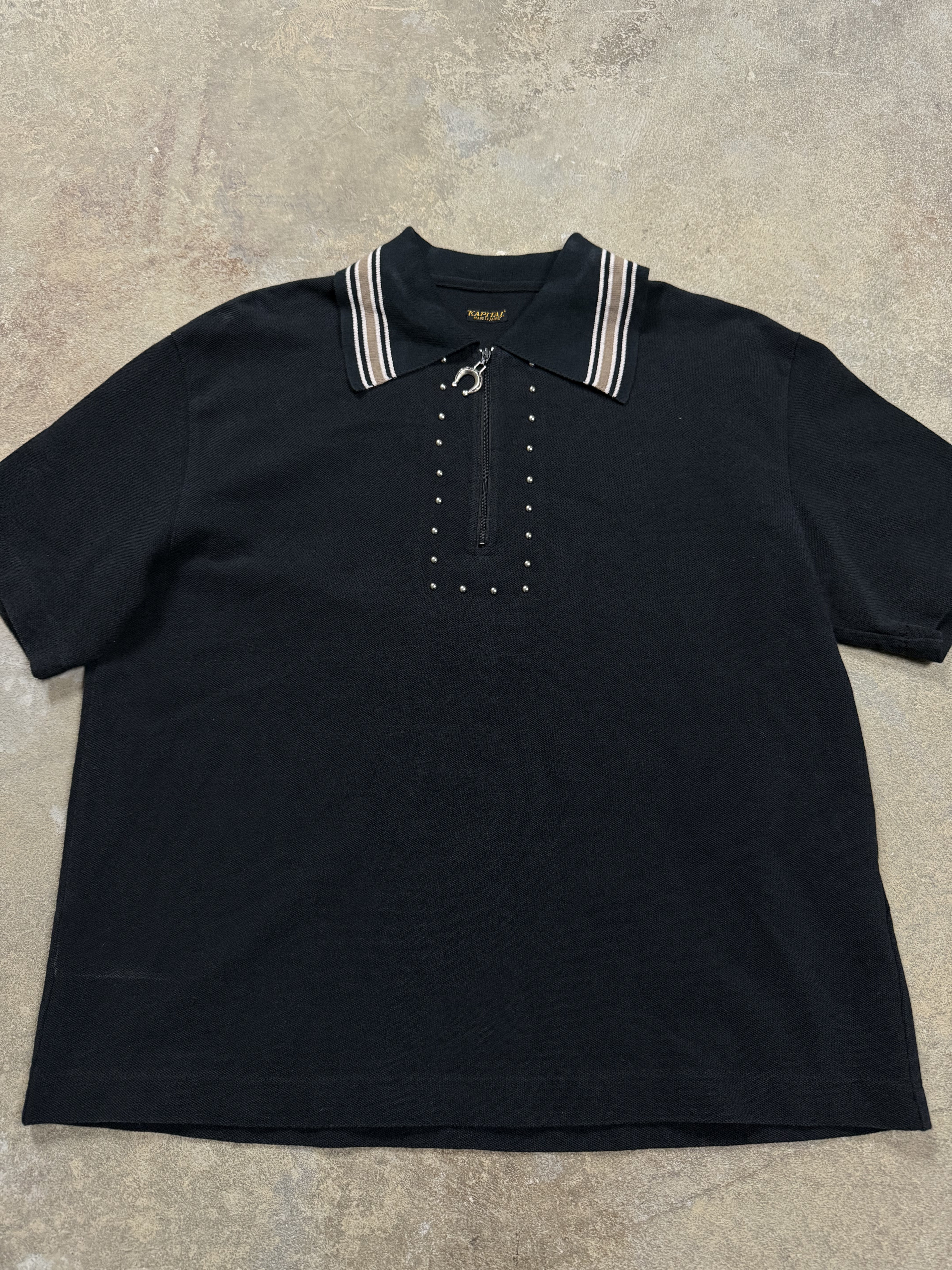 Kapital Horseshoe Quarter Zip Polo Used 3 (Large)