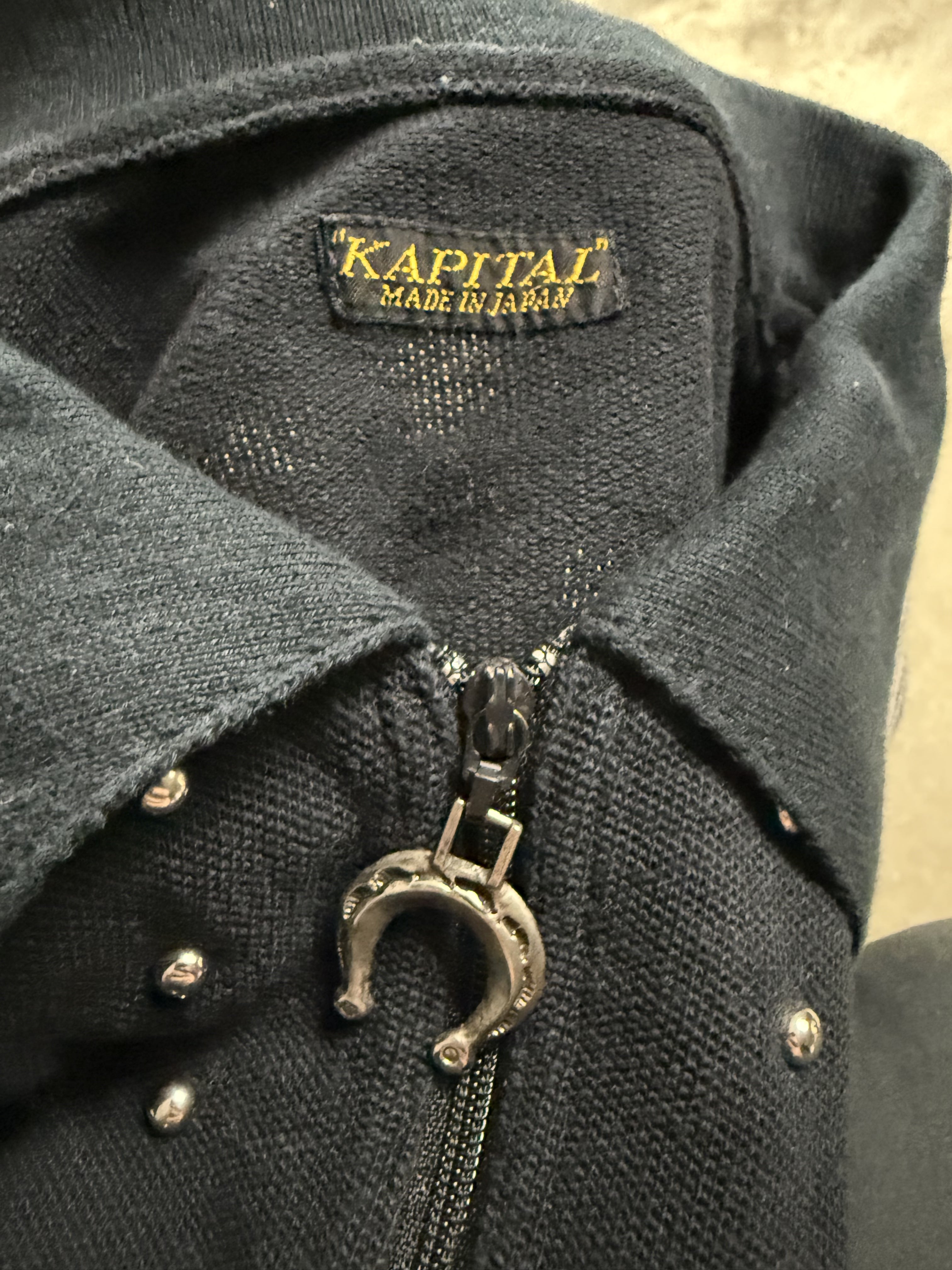 Kapital Horseshoe Quarter Zip Polo Used 3 (Large)