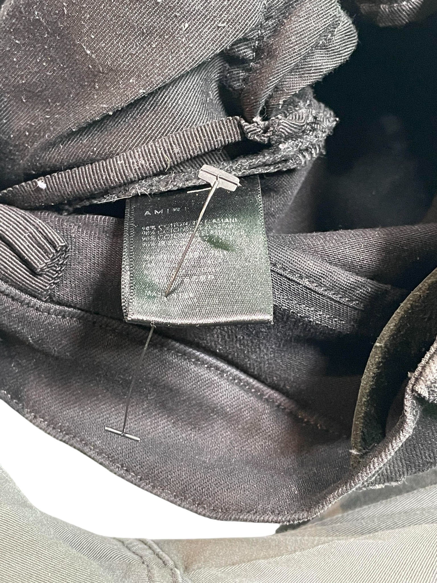 Amiri Thrasher Black Crystal Jeans