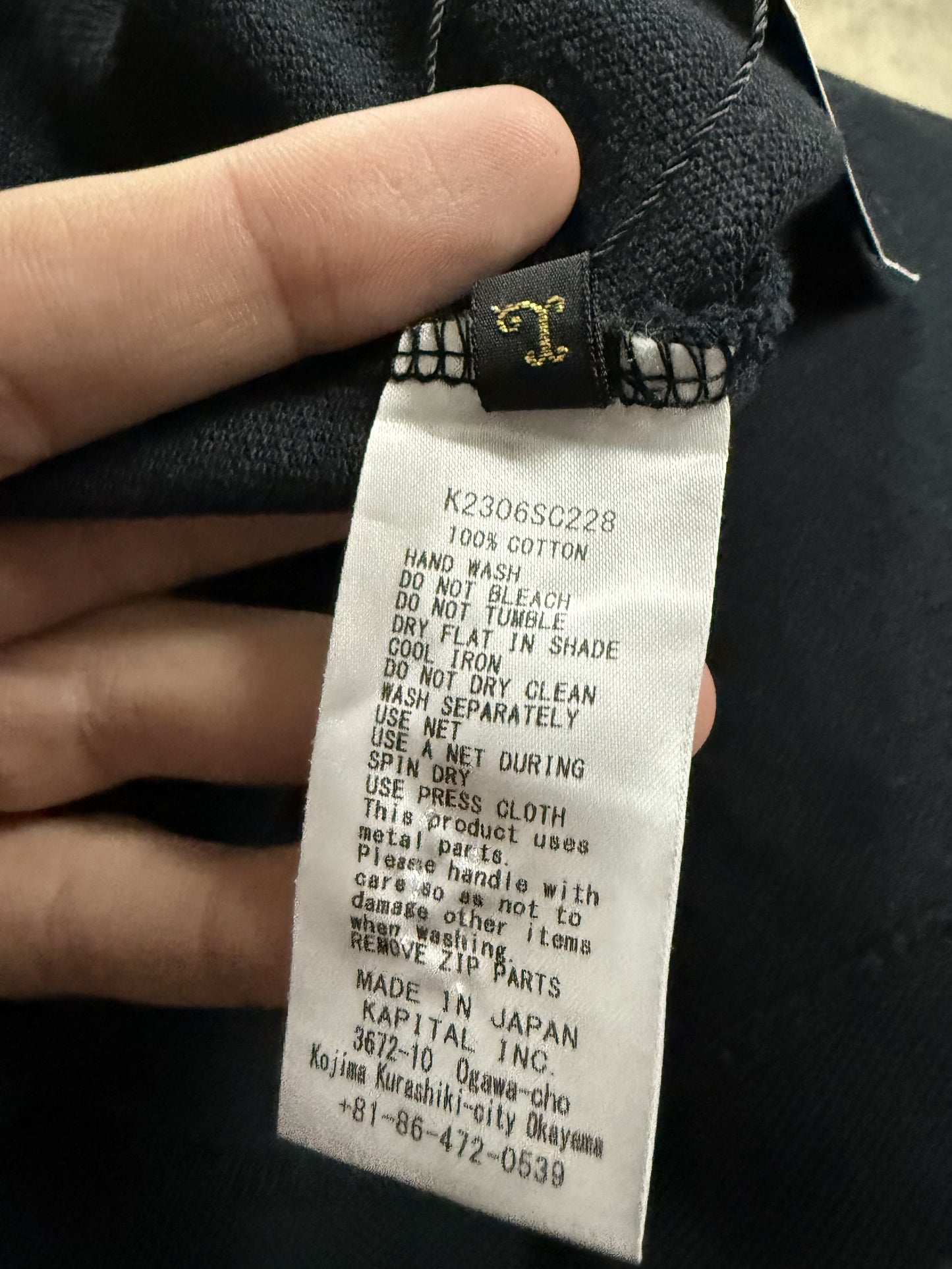 Kapital Horseshoe Quarter Zip Polo Used 3 (Large)