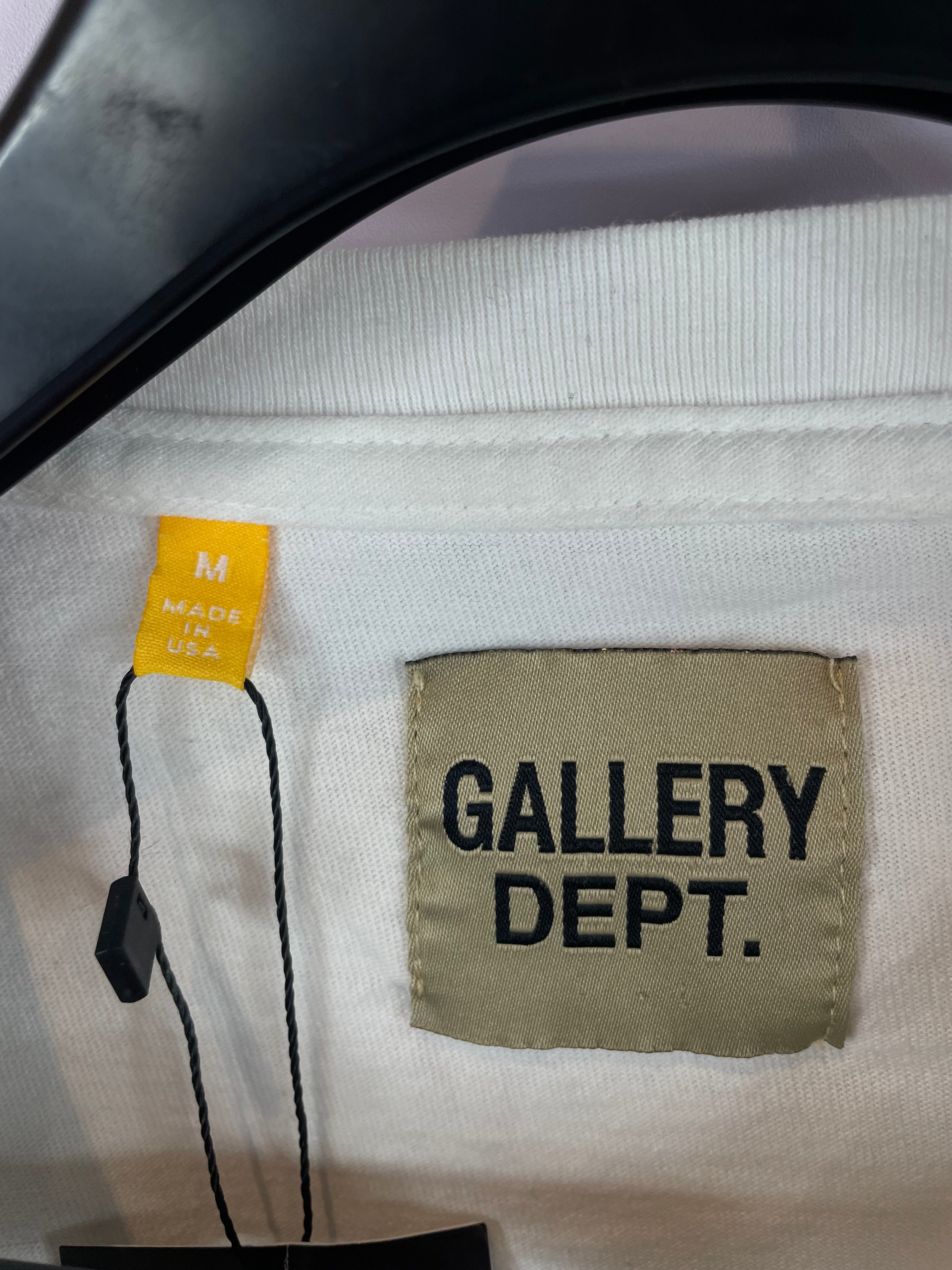 Gallery Tee White Black Used Medium
