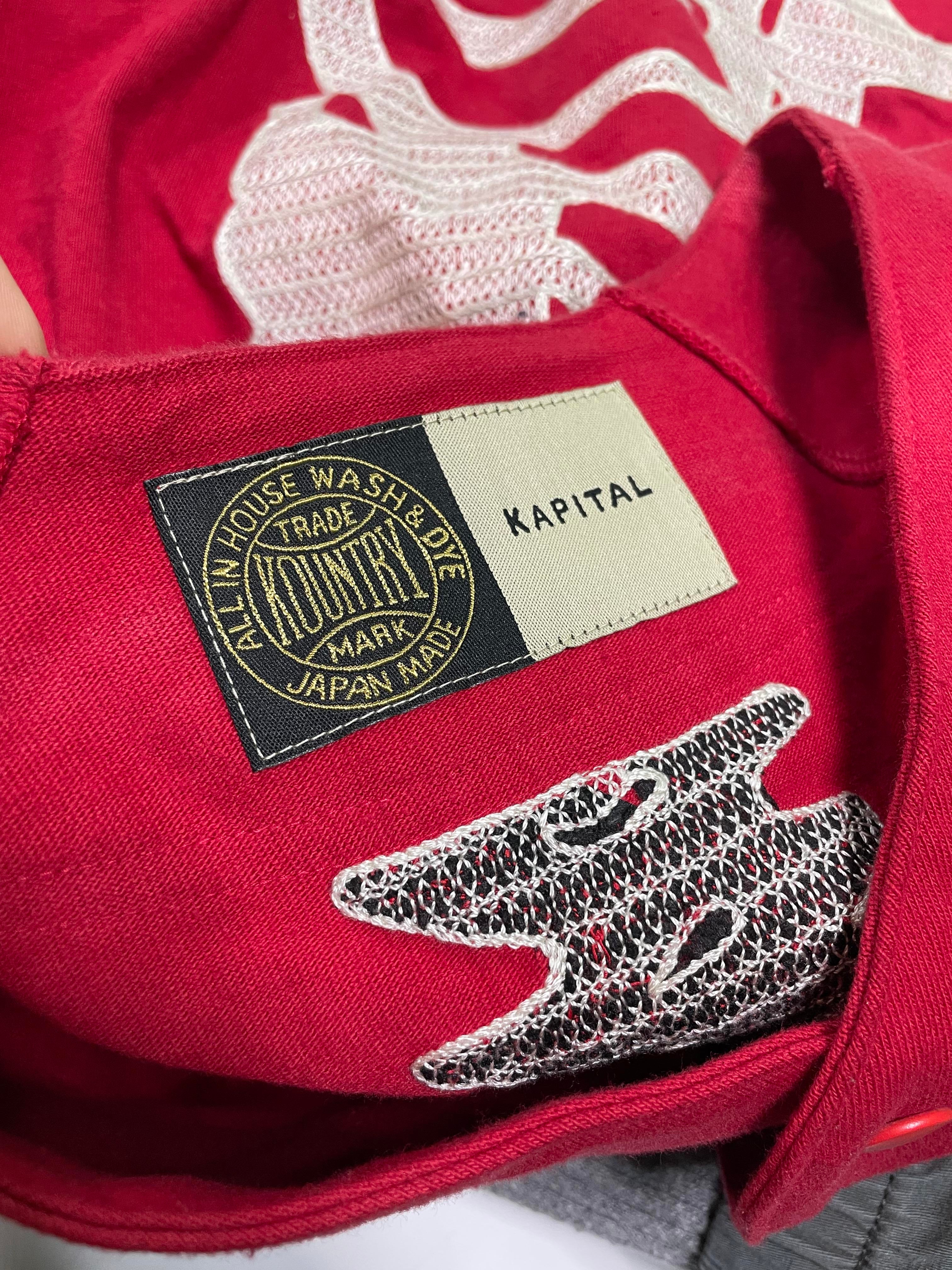 Kapital Kountry Bones Red Baseball Jersey