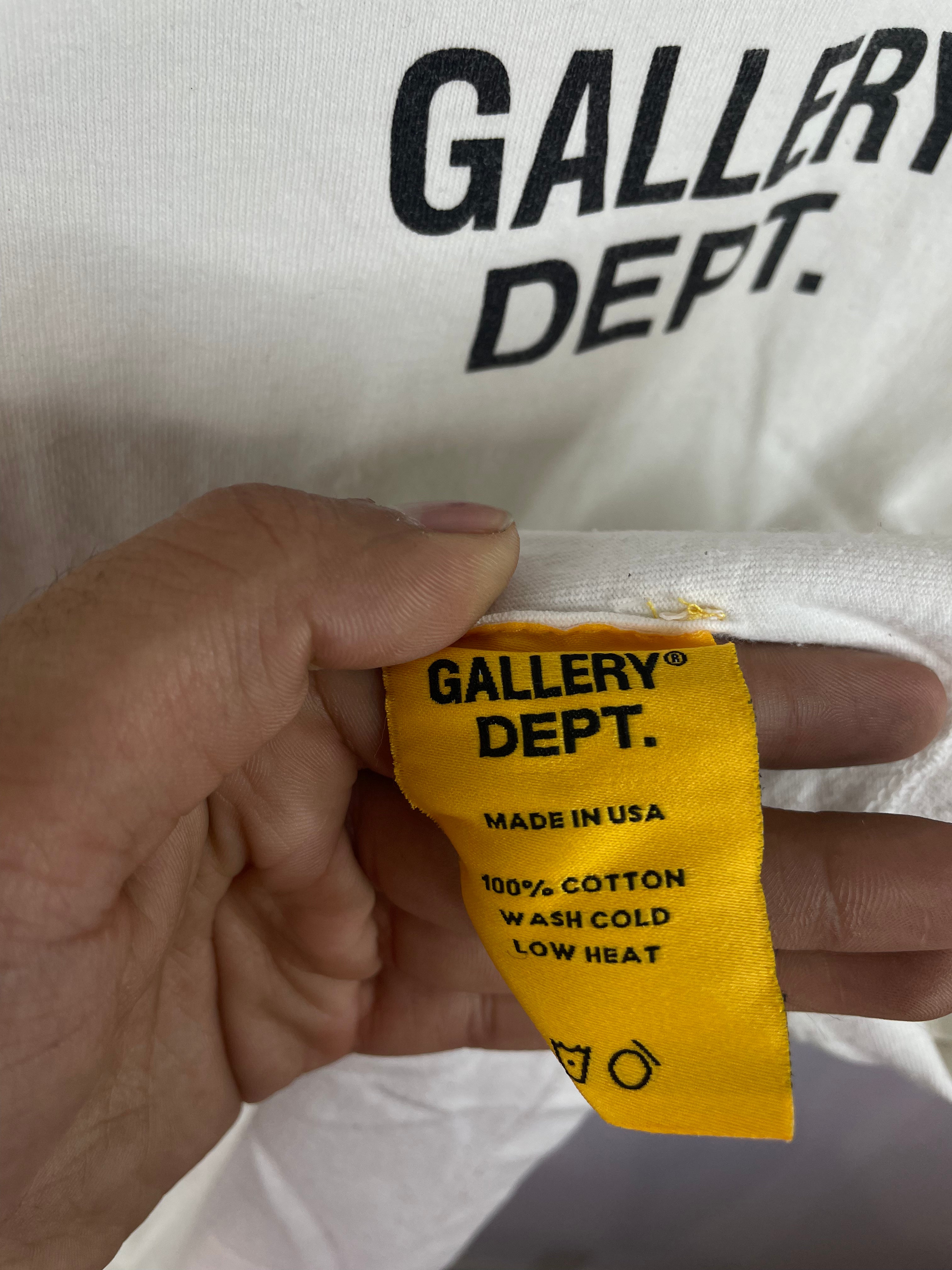 Gallery Tee White Black Used Medium