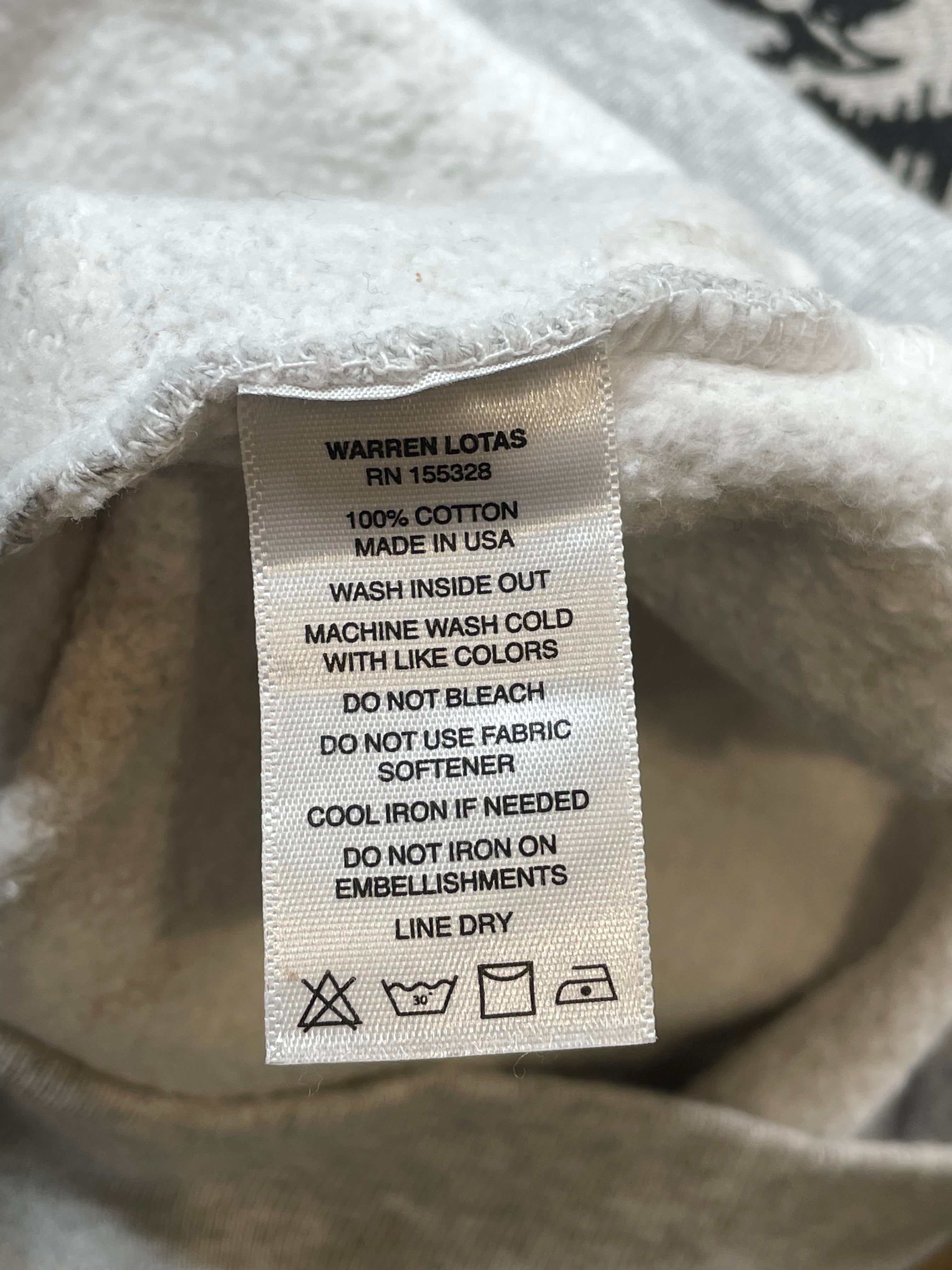 Warren Lotas Grey & Black Hoodie