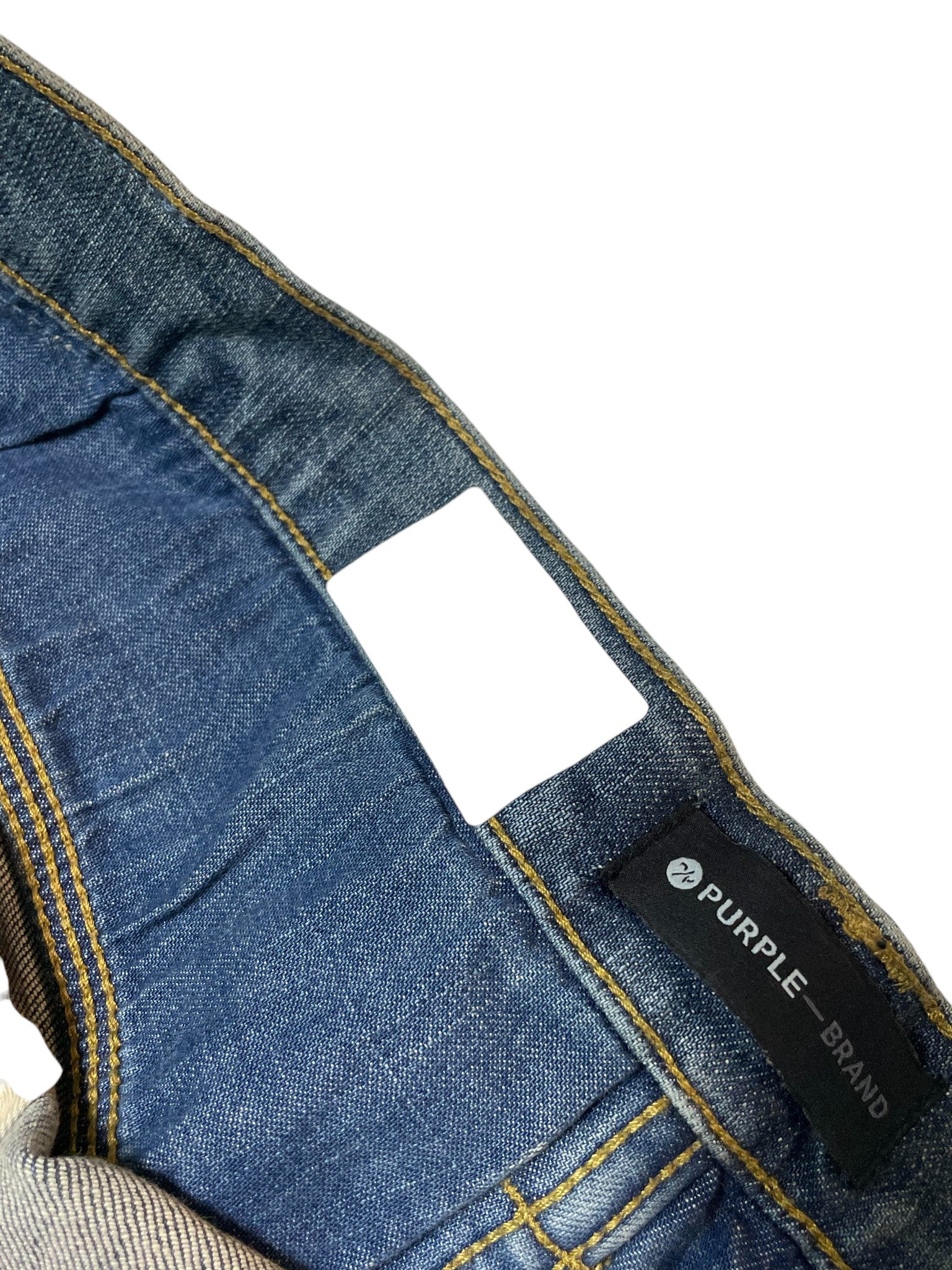 Purple Brand Light Wash Rip Jeans