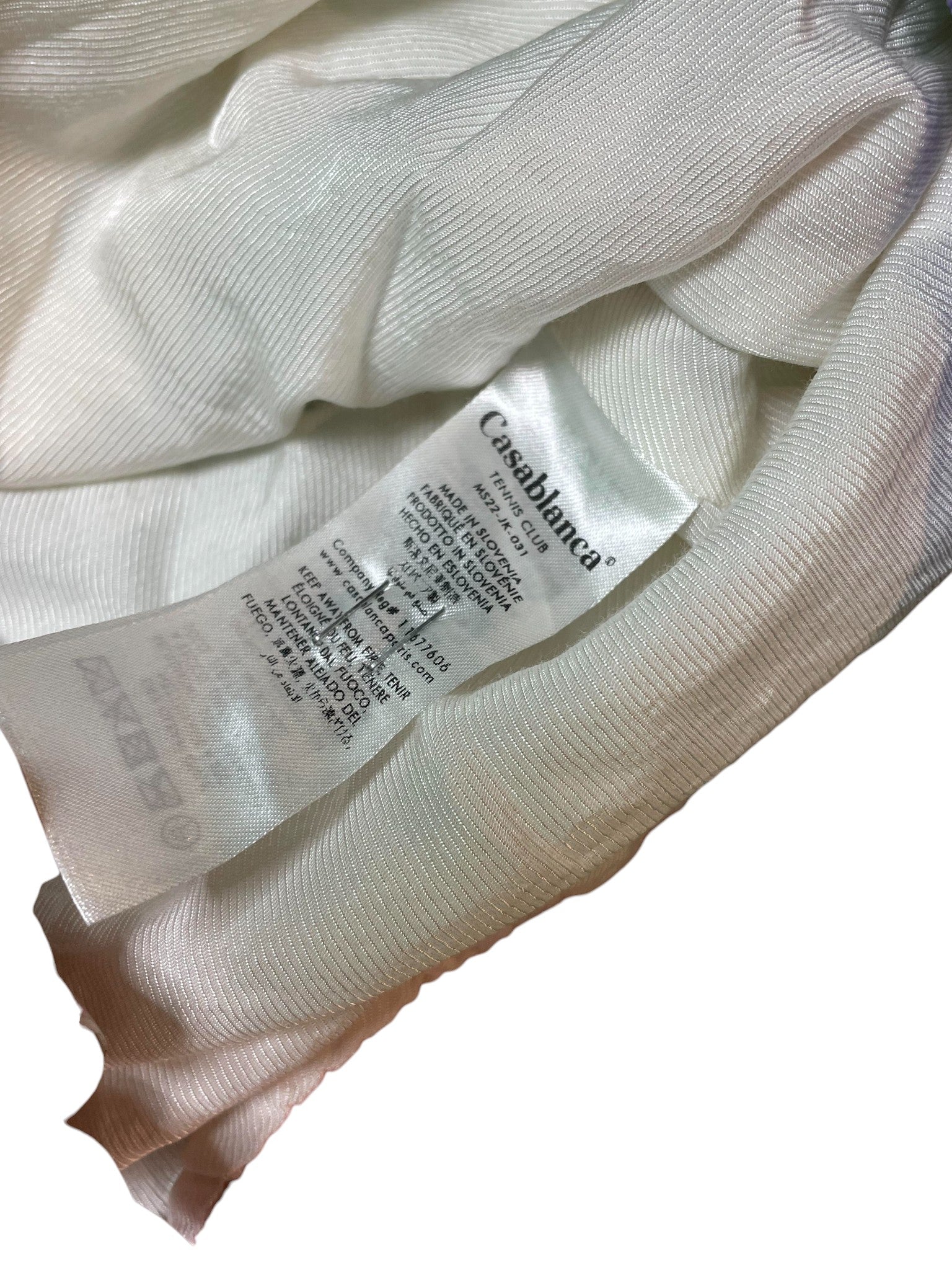 Casablanca Silk Shell Wave Bomber Jacket