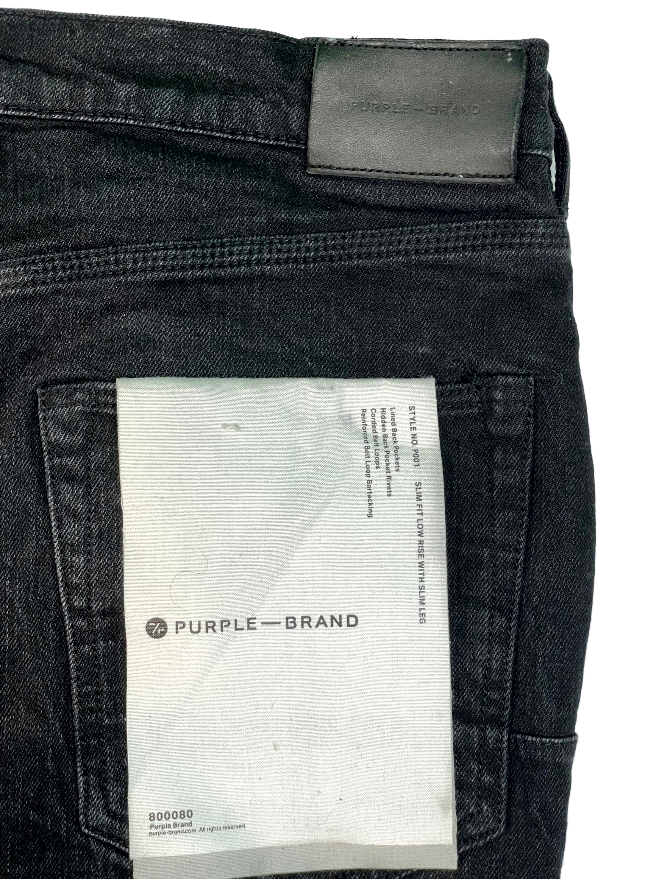 Purple Brand Black Jeans