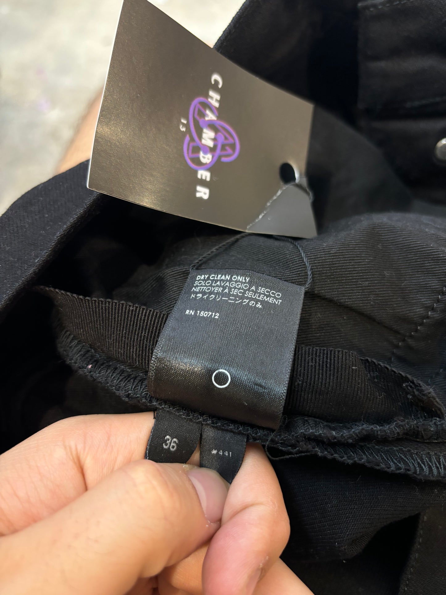 Amiri Black Thrasher Jeans Used 36