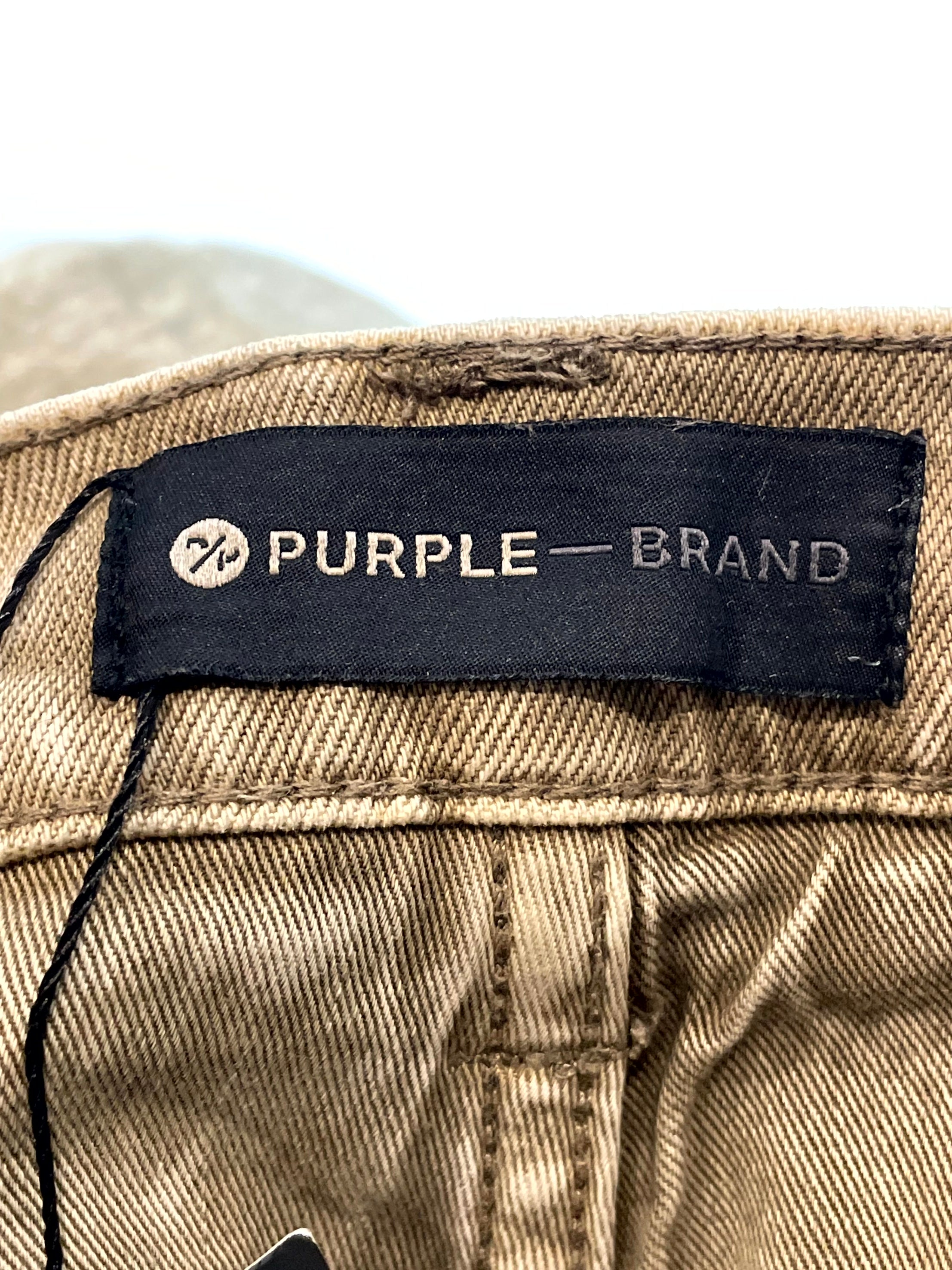 Purple Tan Jeans