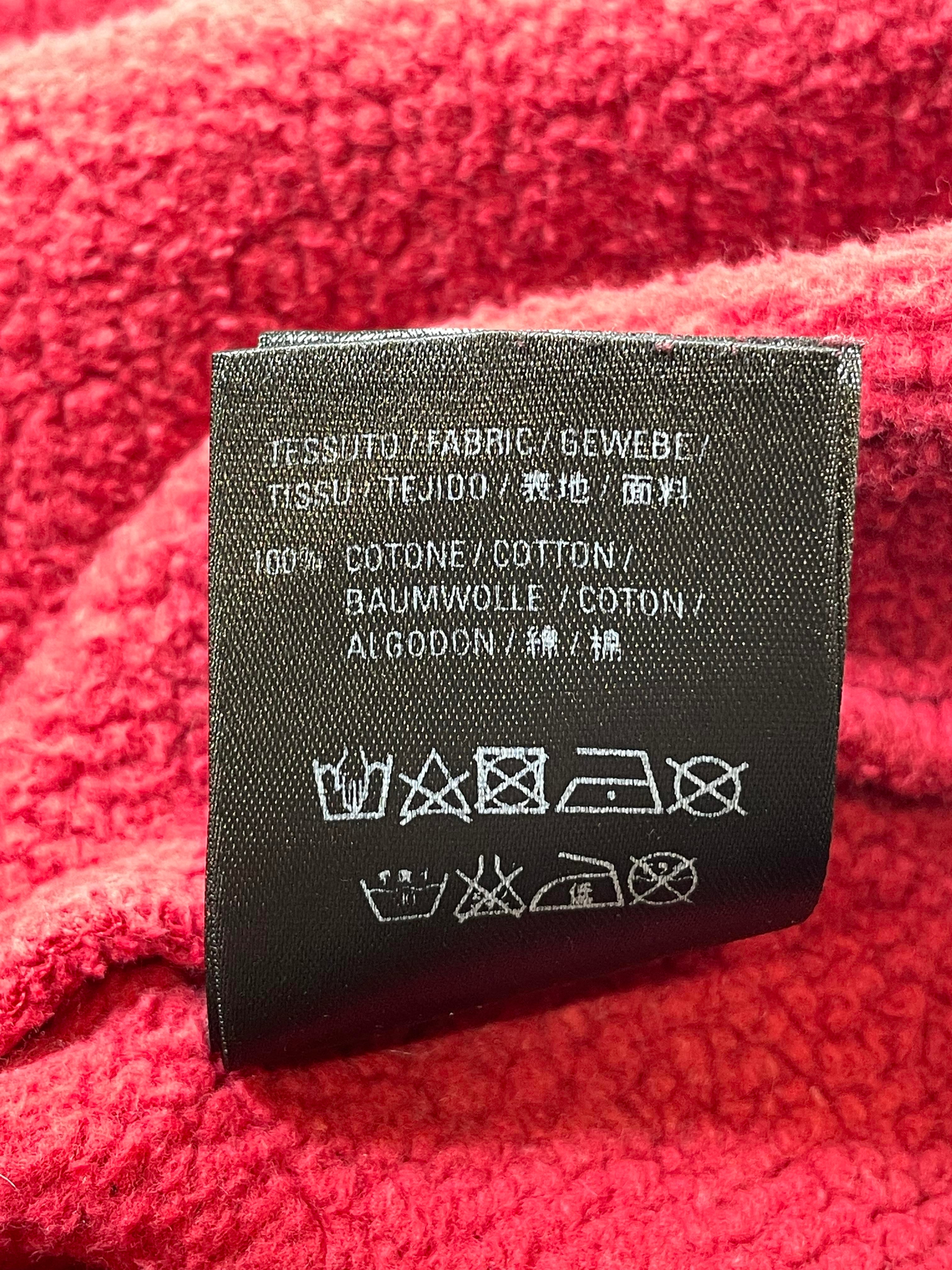 Balenciaga Faded Red & Black Crewneck