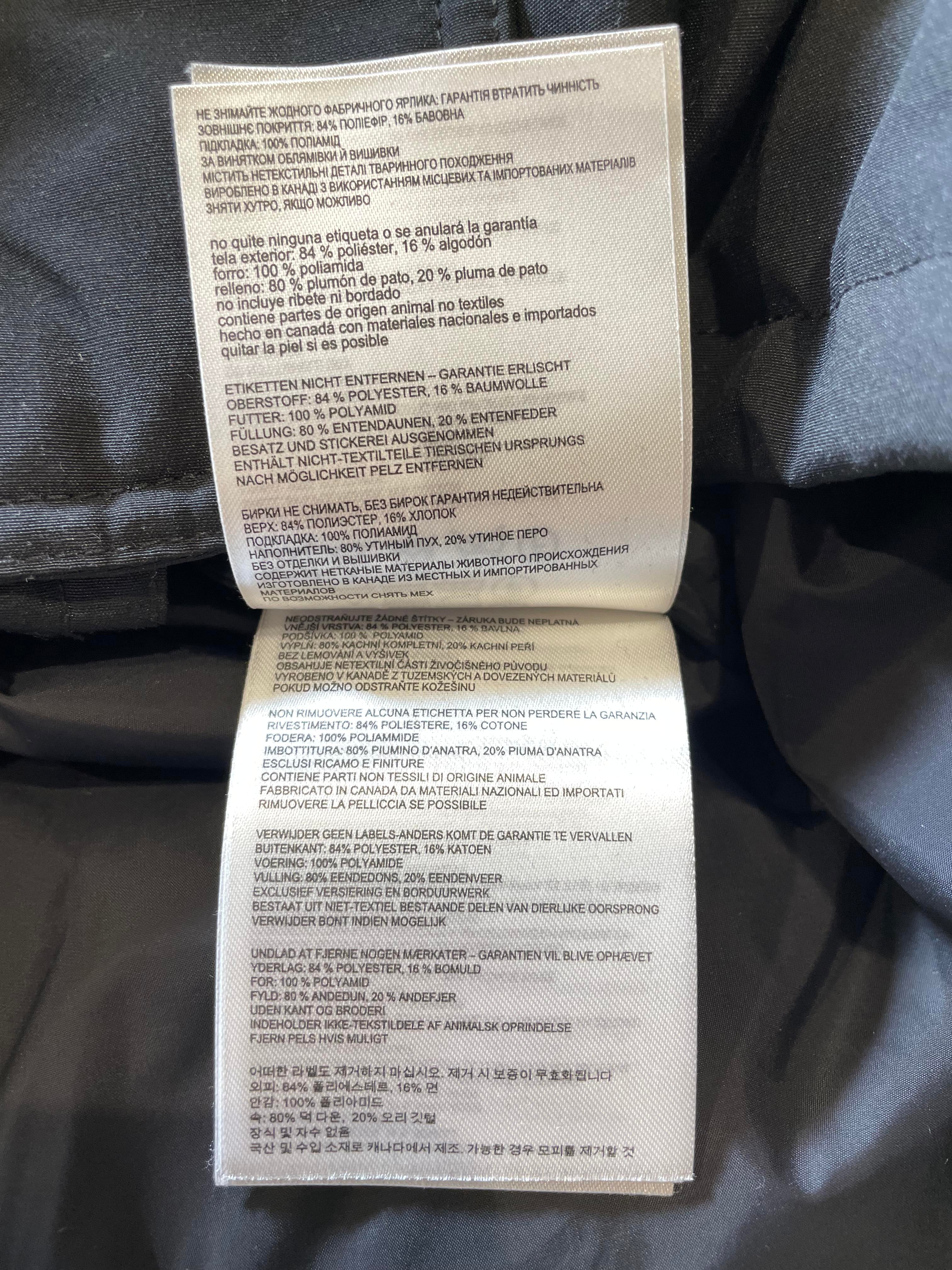 Canada Goose Women's Expedition Black Parka Jacket