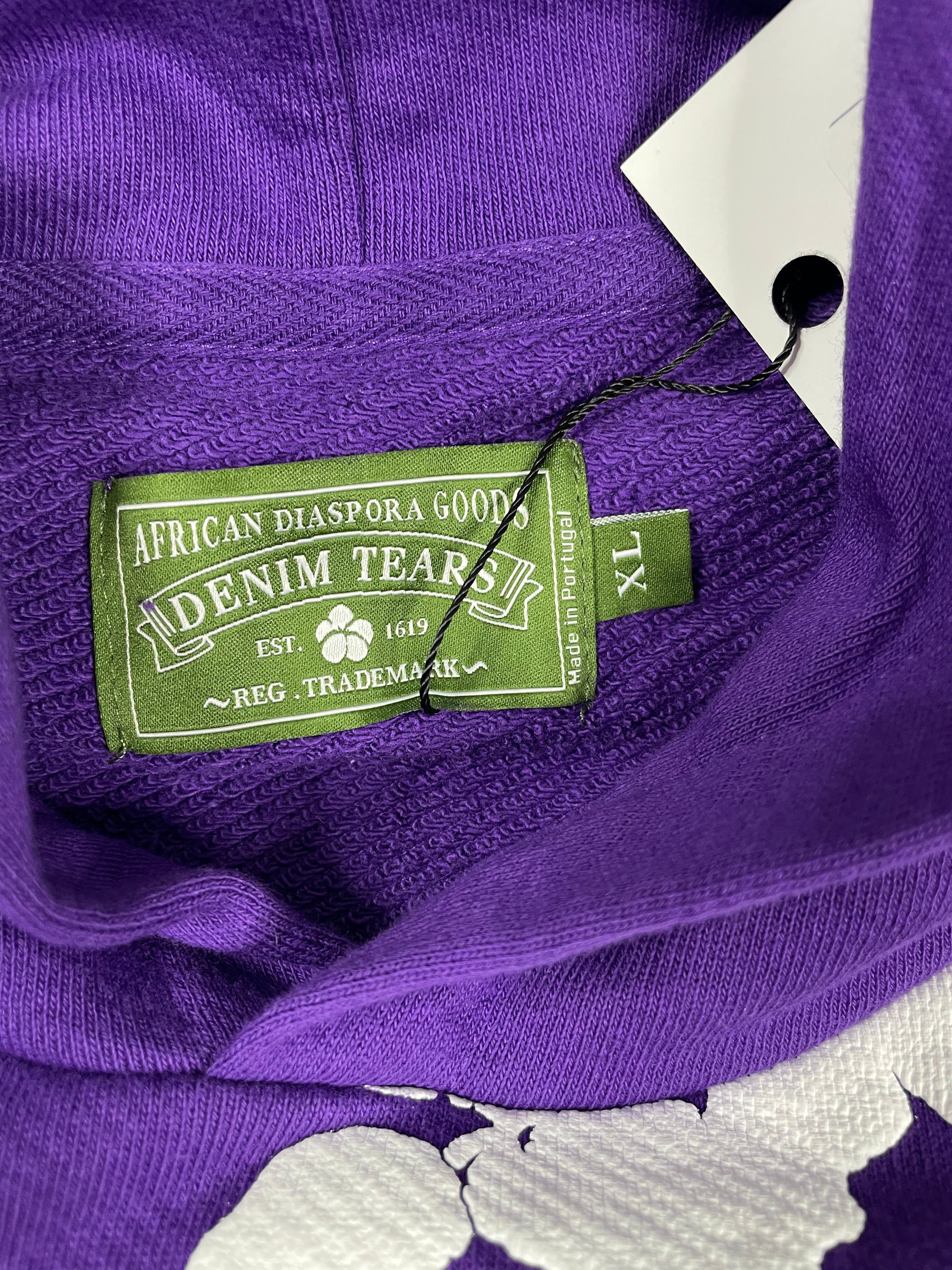 Denim Tears Hoodie Purple XL Used
