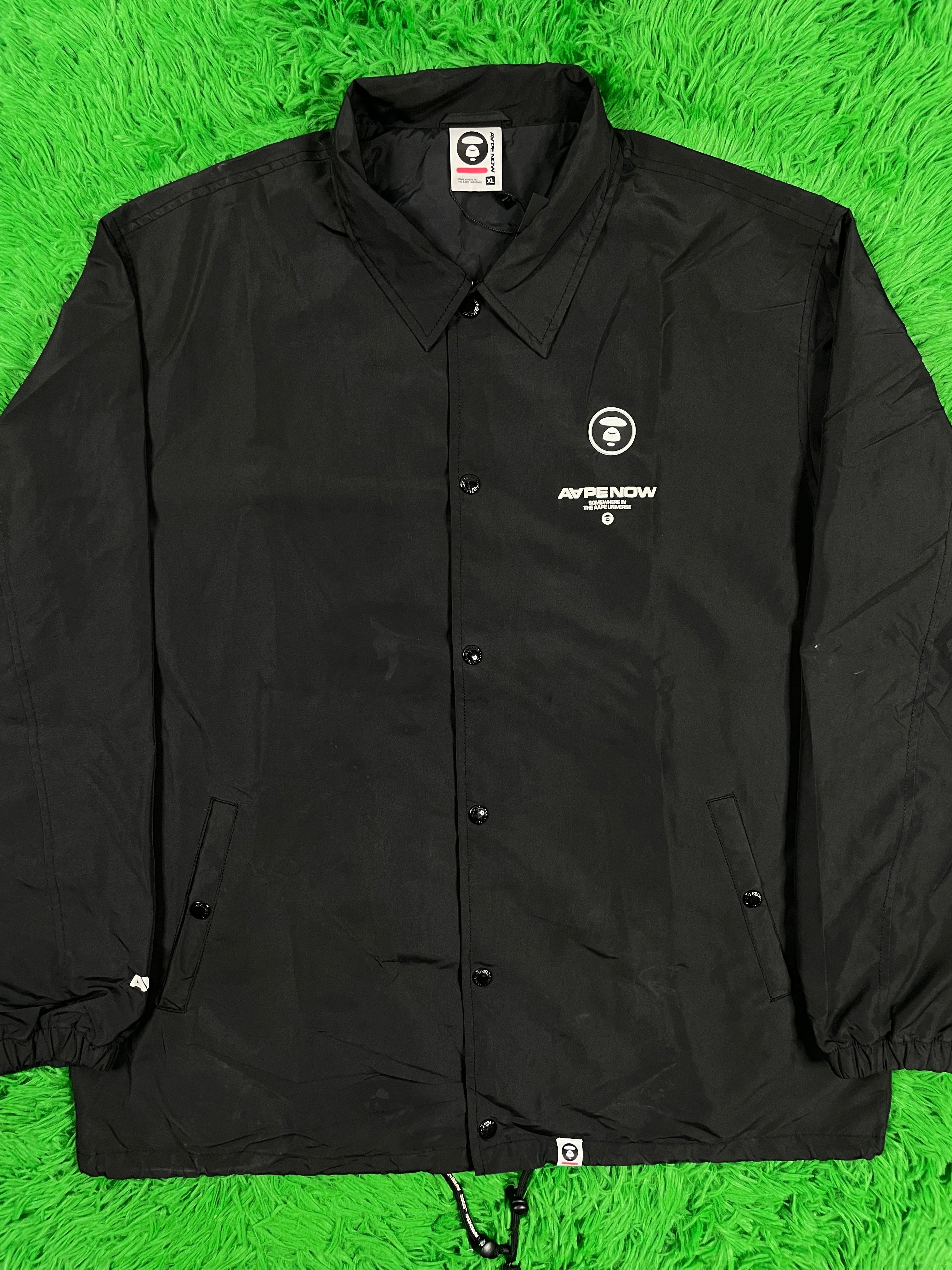 AAPE Wind Breaker Black Jacket
