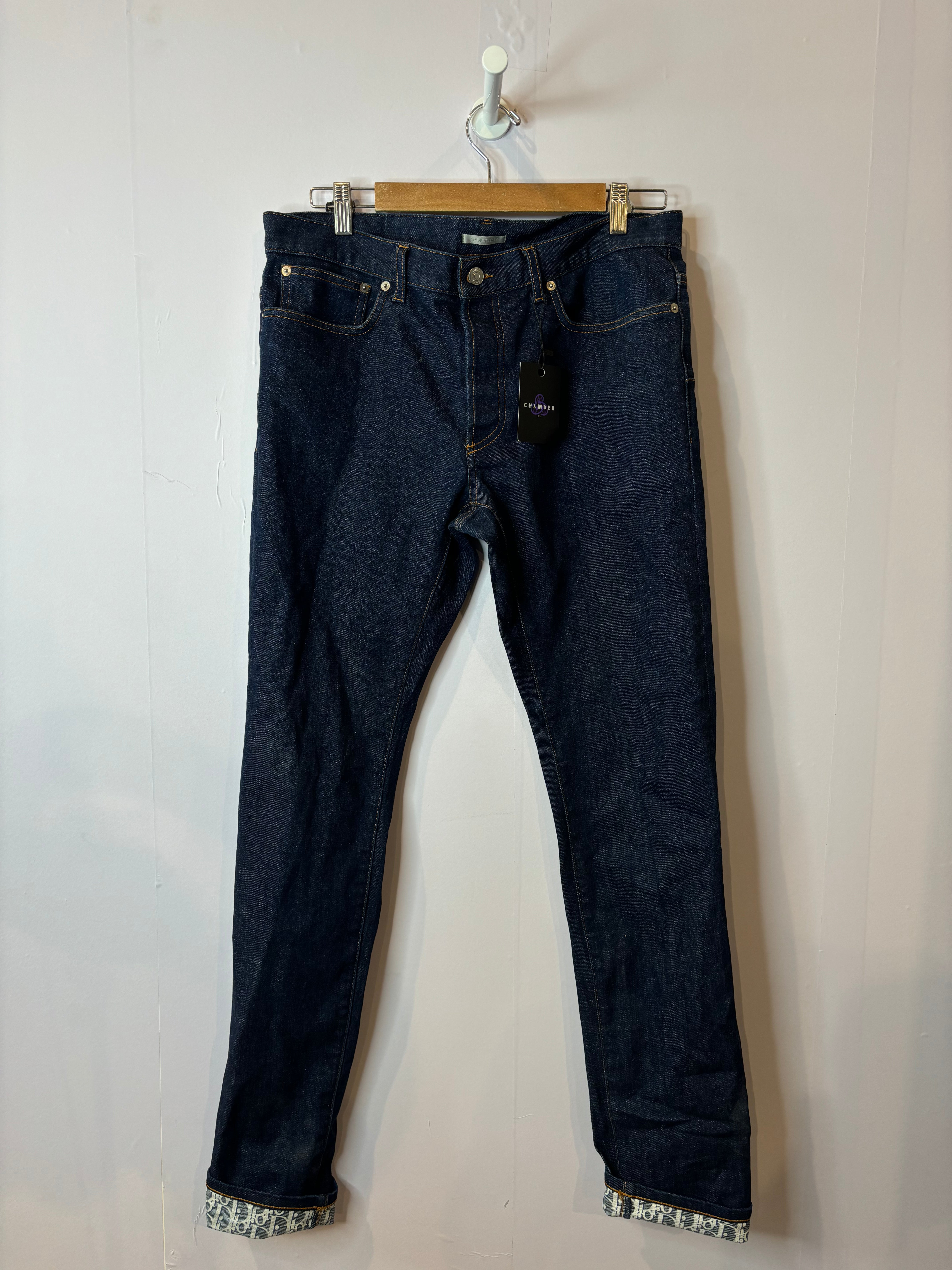 Dior Navy Reversible Denim Jeans