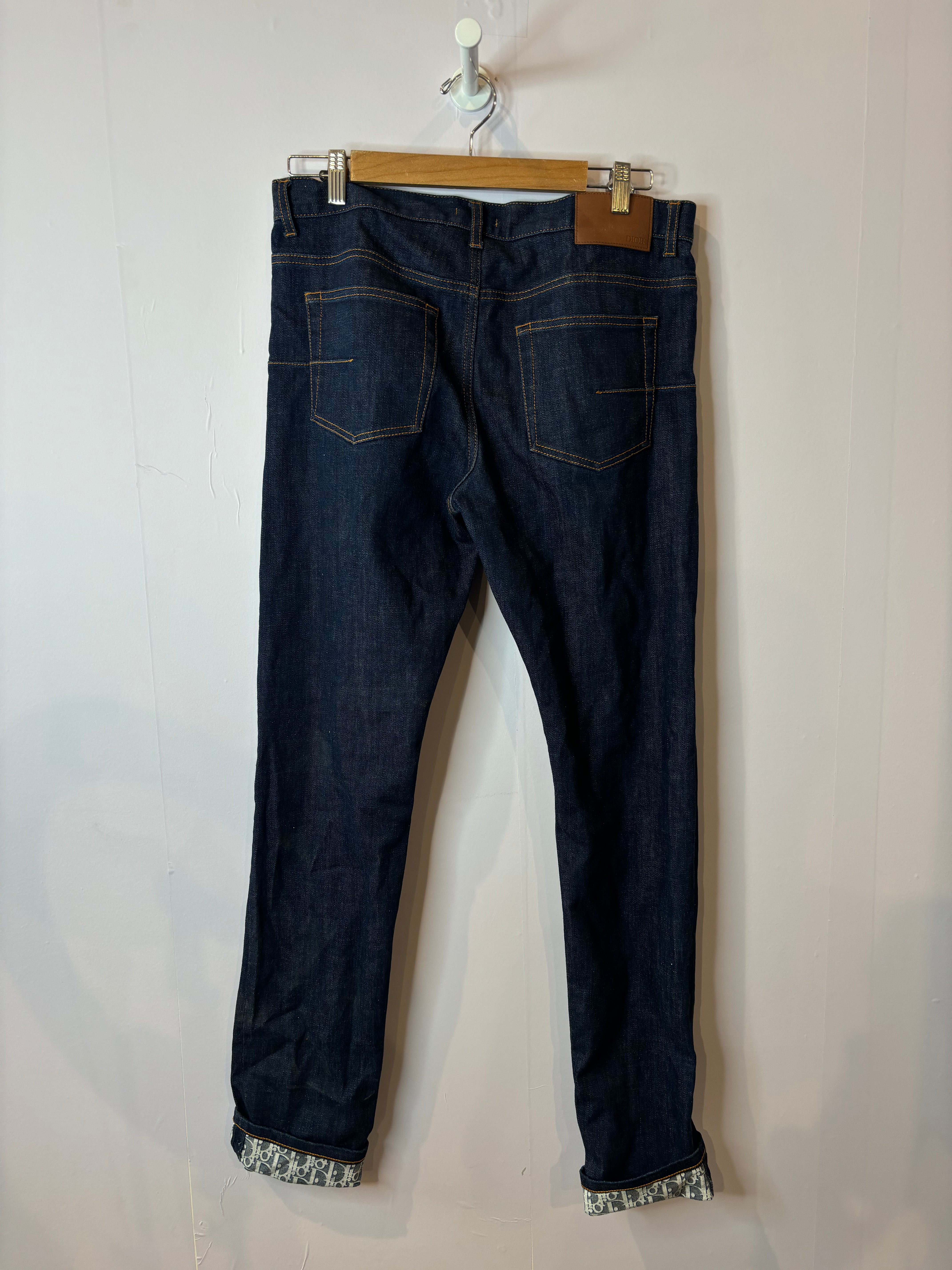 Dior Navy Reversible Denim Jeans