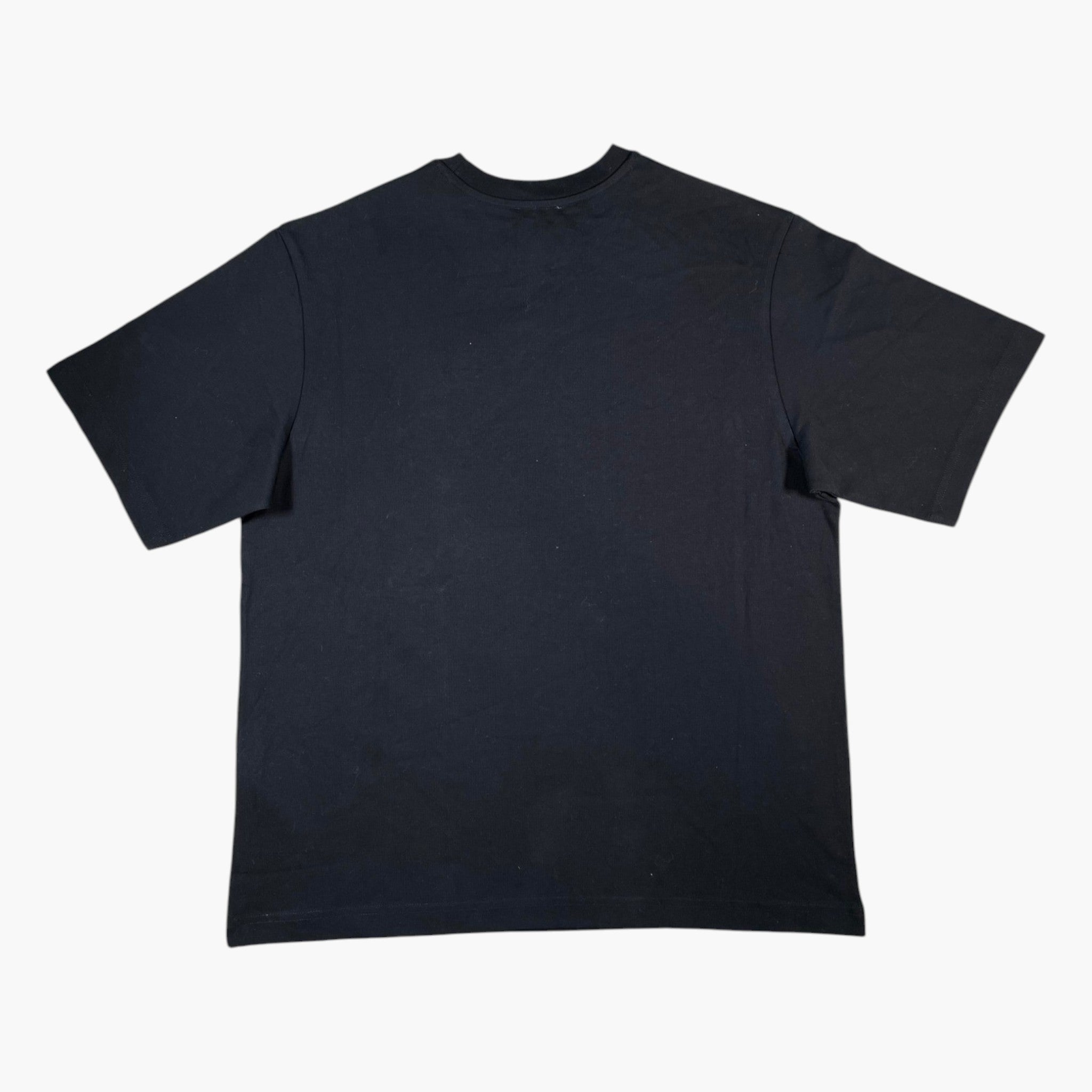 Casablanca Chrome Printed Oversized Black Tee