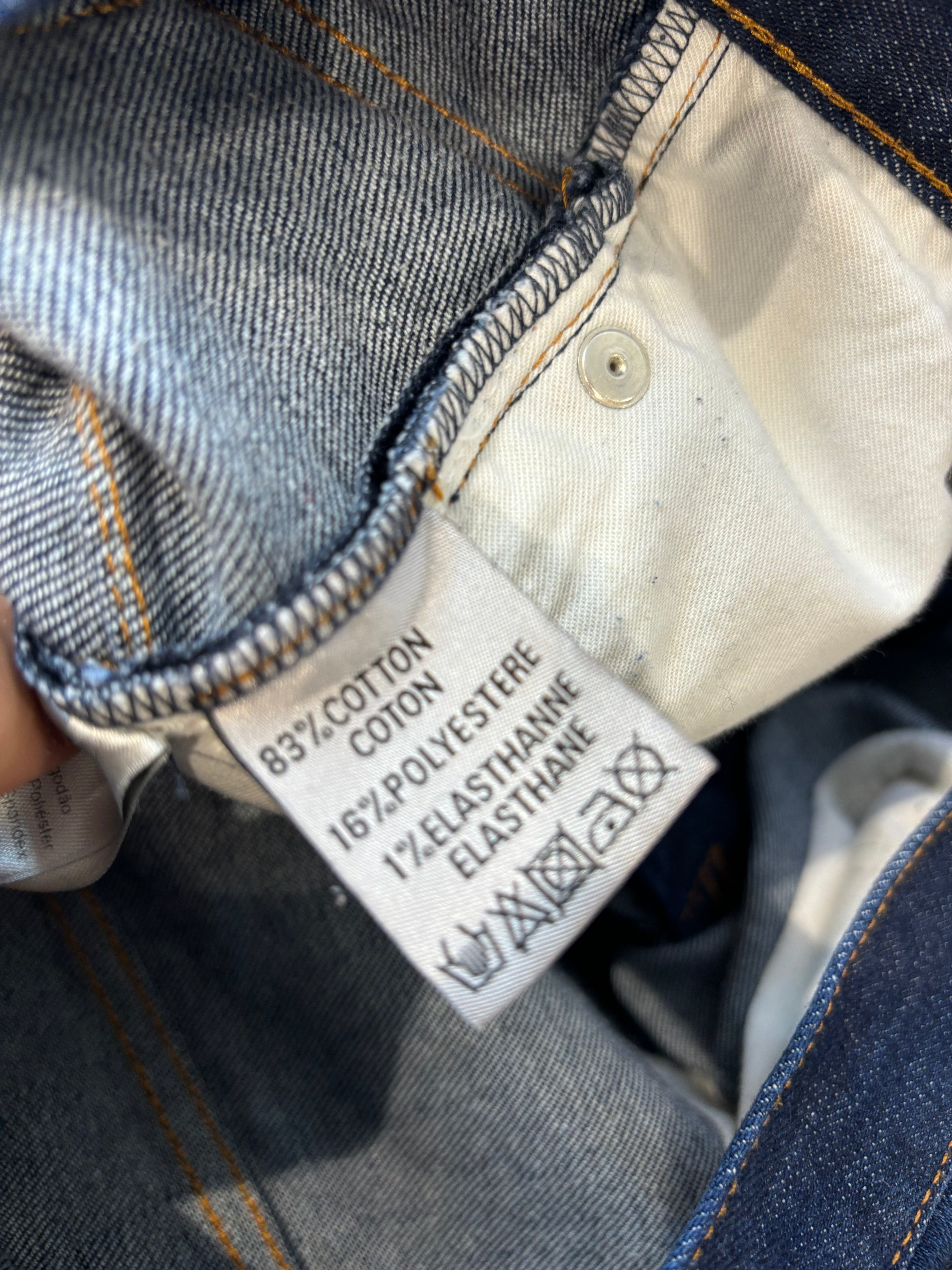 Dior Navy Reversible Denim Jeans