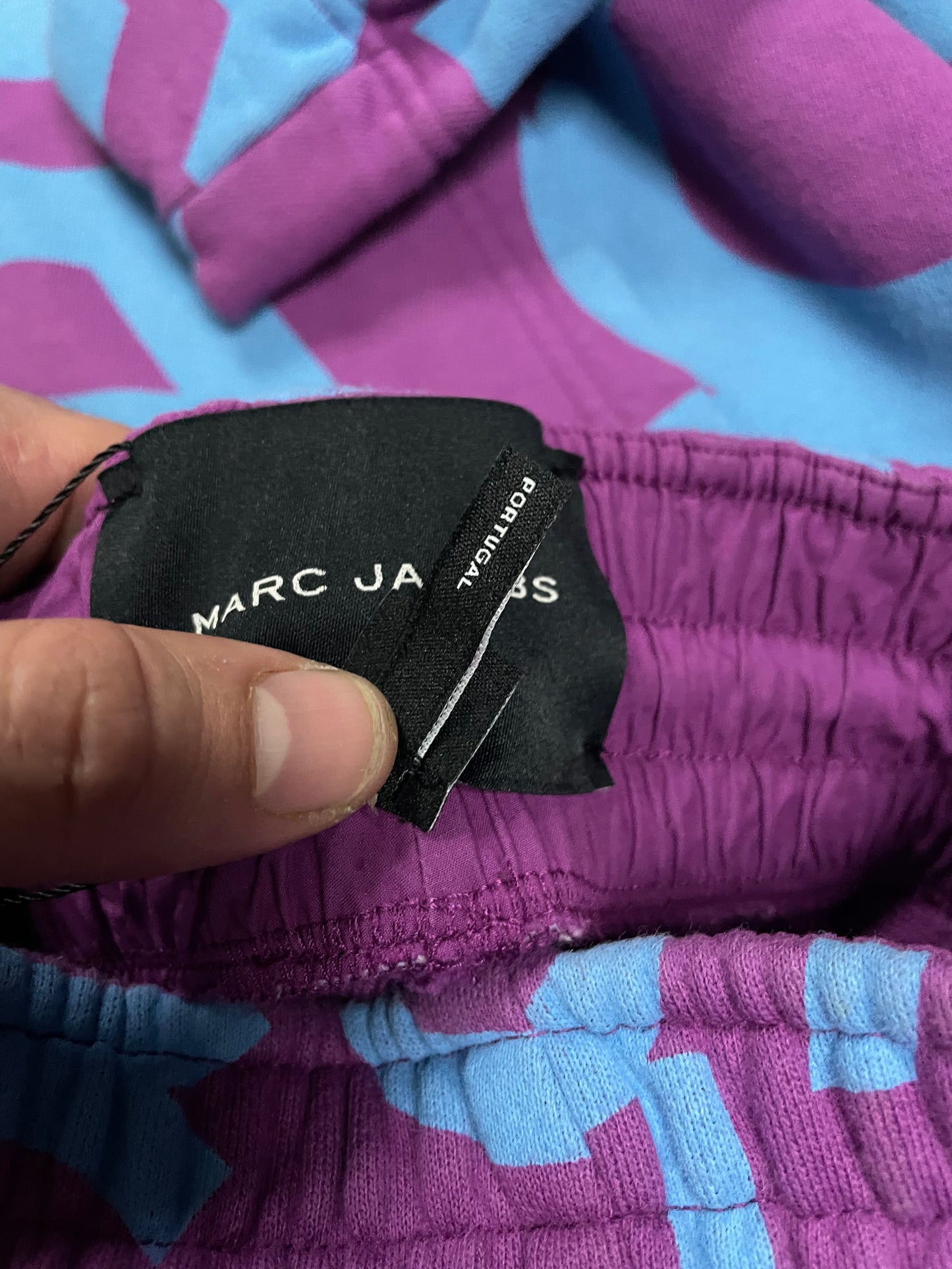 Marc Jacobs Monogram Sweatsuit Purple Baby Blue Used S-XS (Fits Medium)