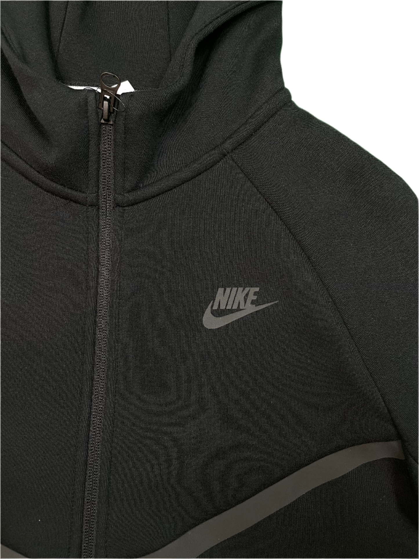 Nike Tech Zip Up Black Hoodie (Kids)