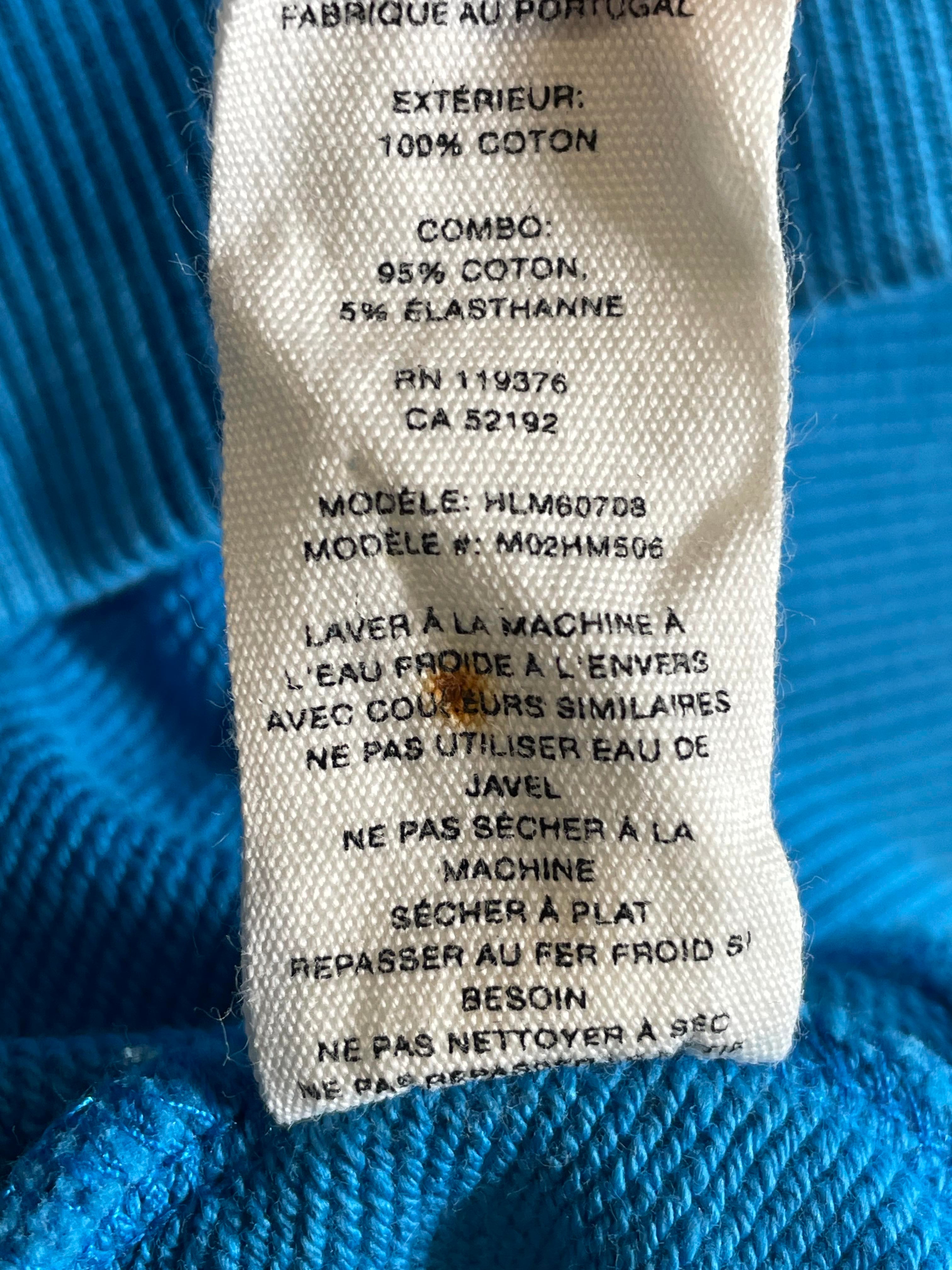 Helmut Lang Lifeguard Blue Hoodie