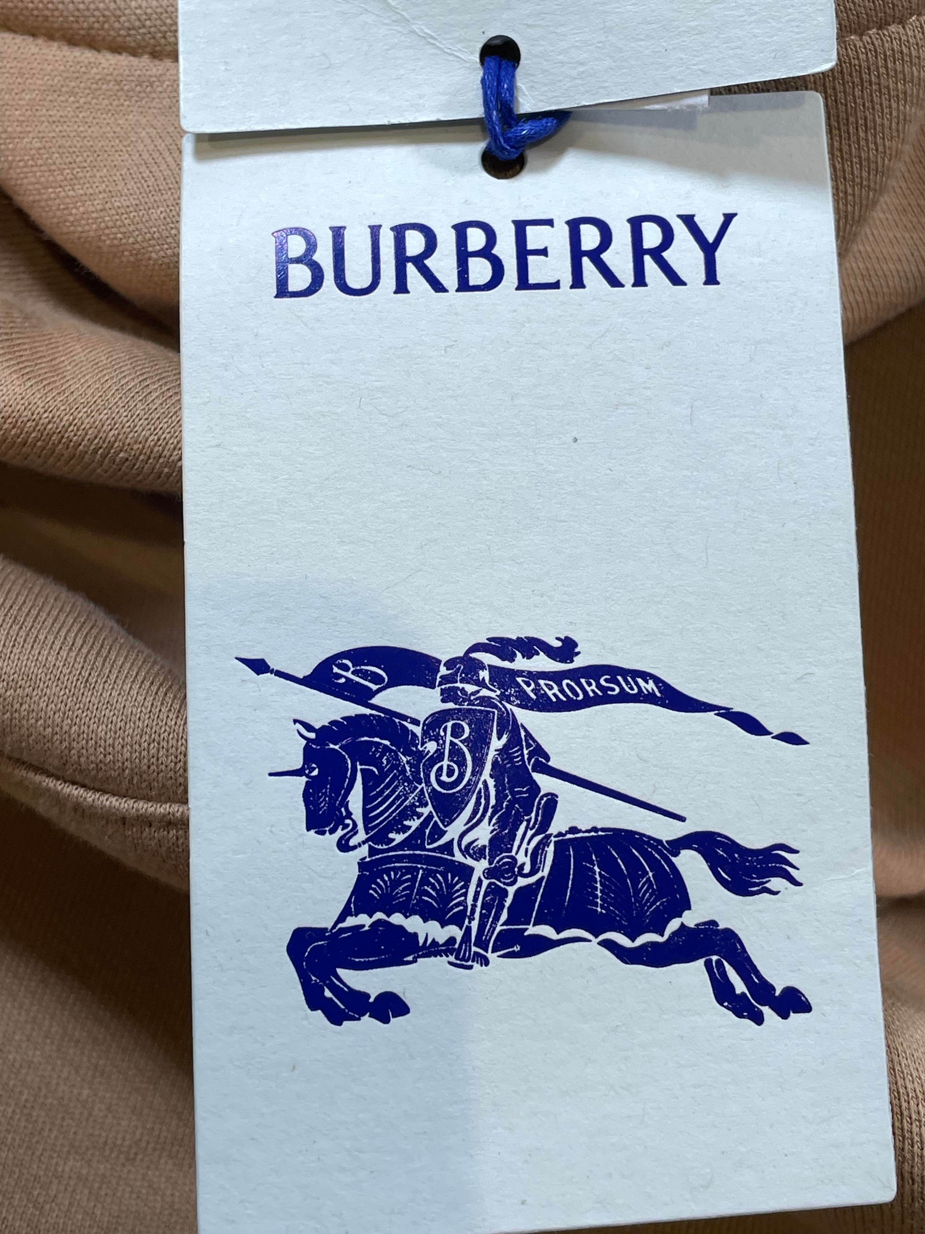 Burberry Monogram Hood Tan Hoodie