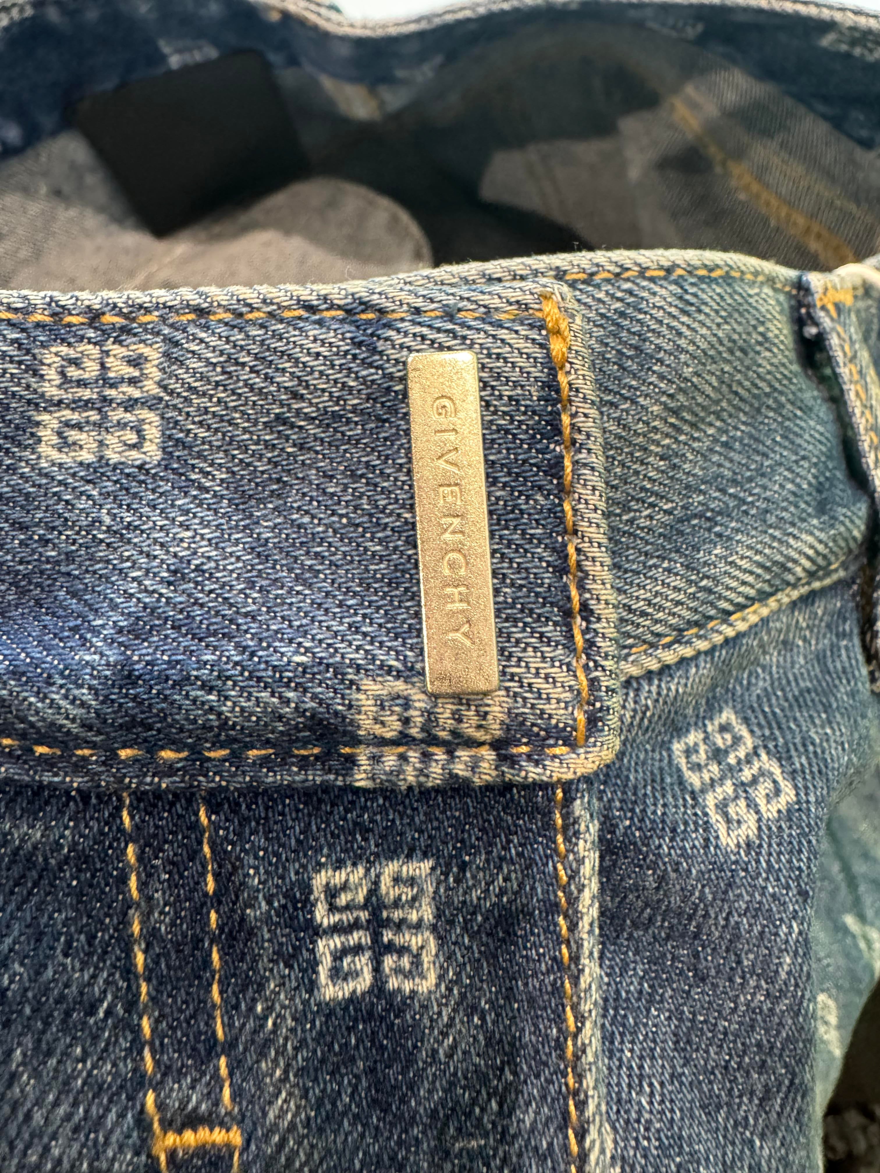 Givenchy Dark Wash Monogram Jeans