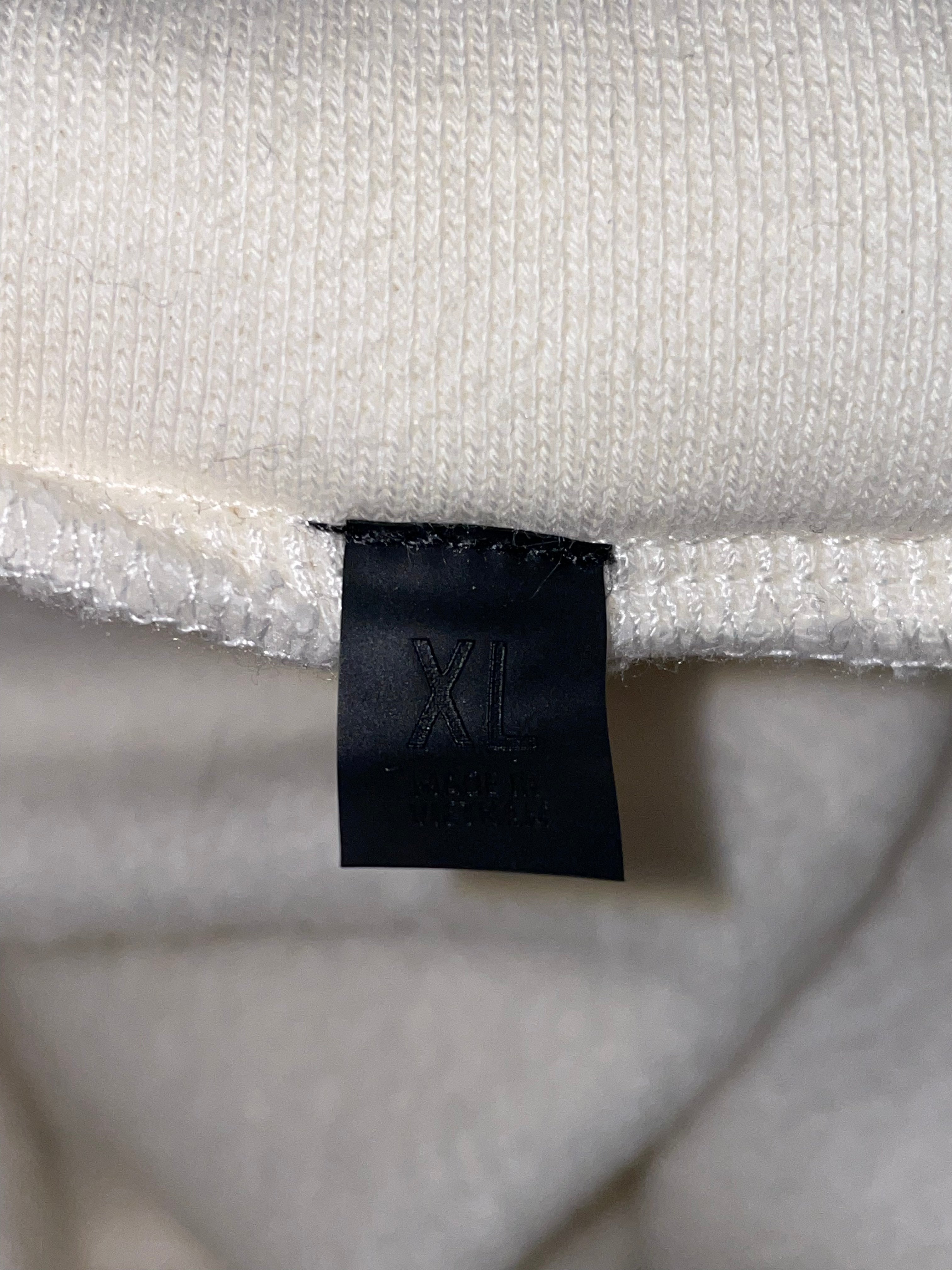 Essentials White Pullover Hoodie