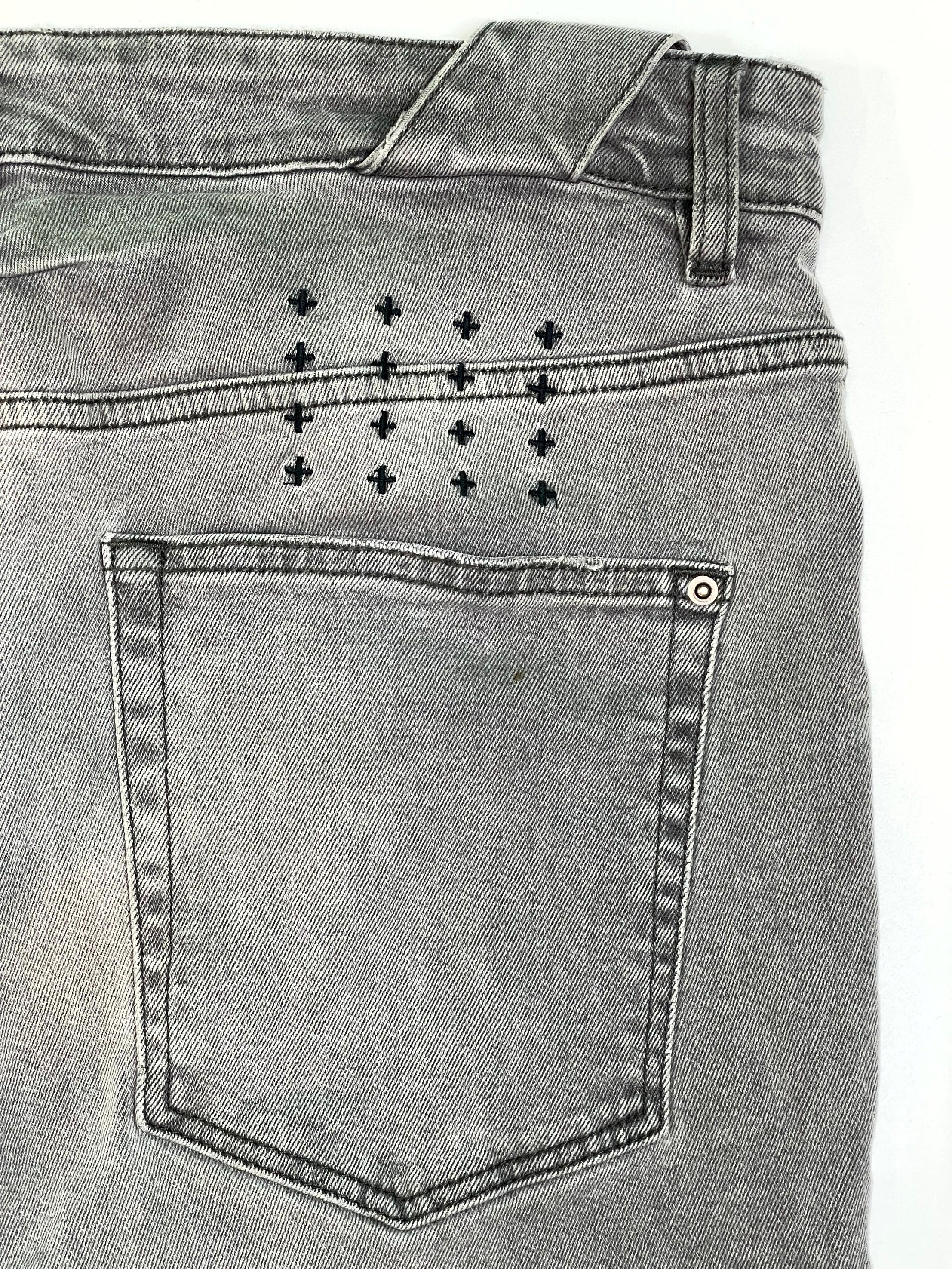 Ksubi Ripped Grey Jeans