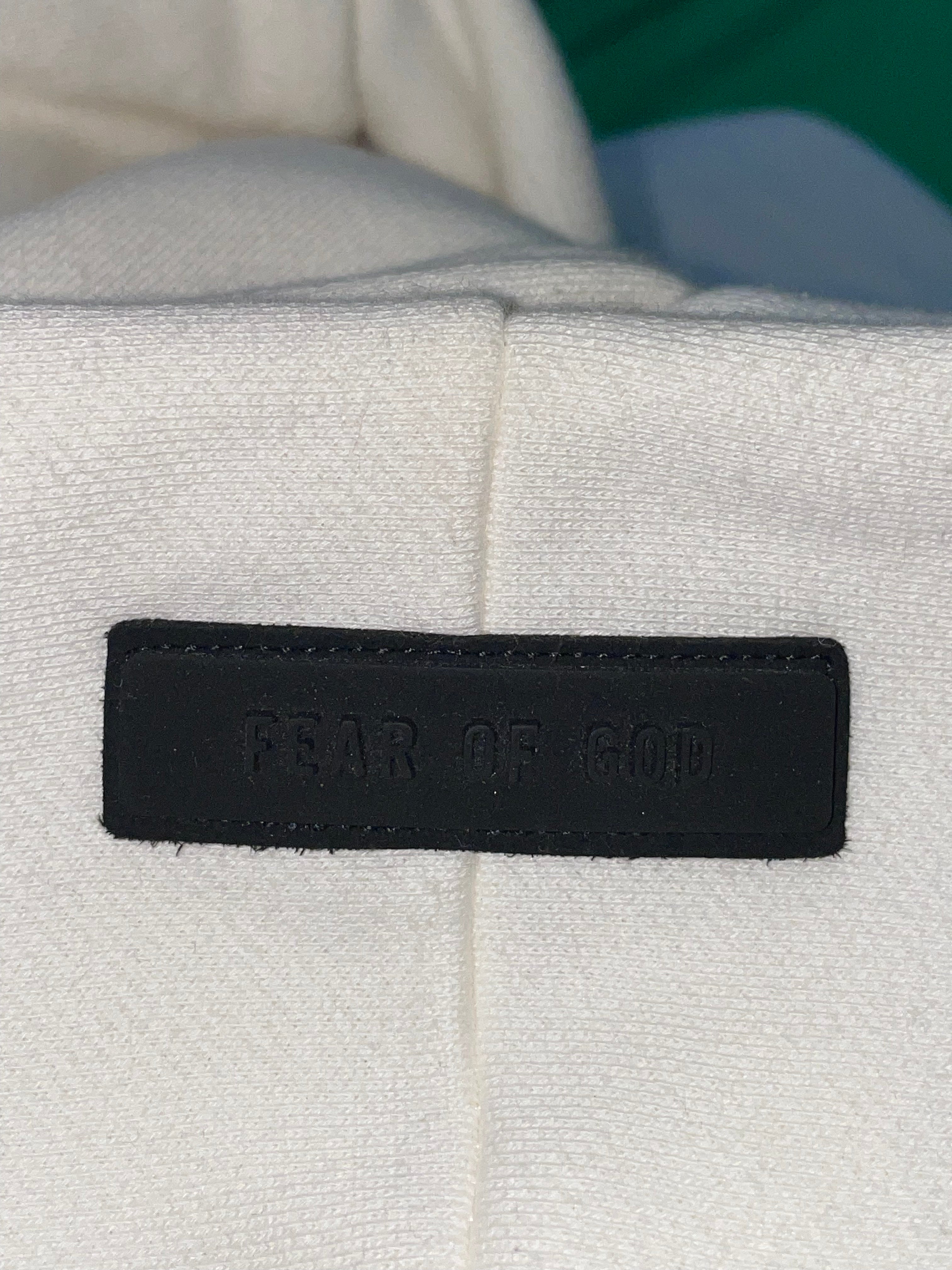 Essentials White Pullover Hoodie