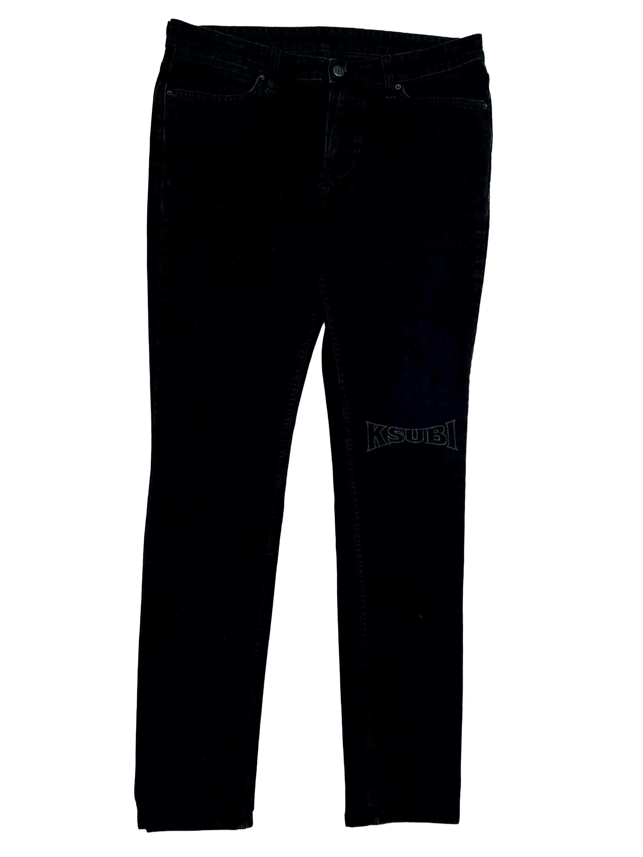 Ksubi Black & Green Jeans