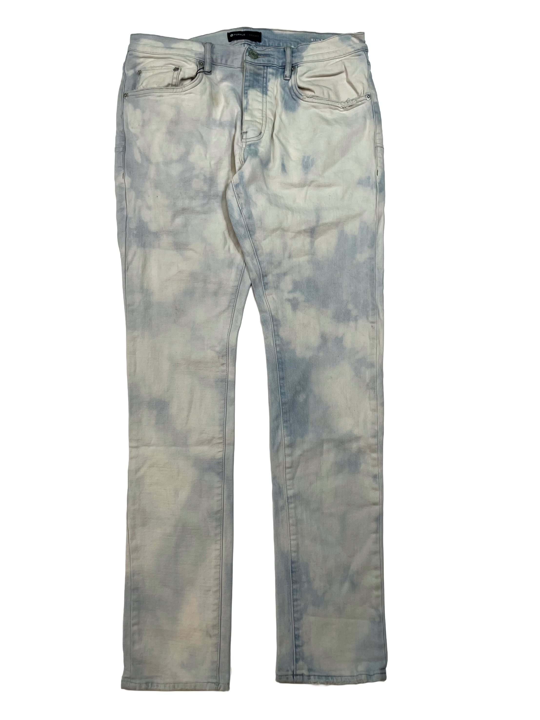 Purple Brand Acid Wash Jeans
