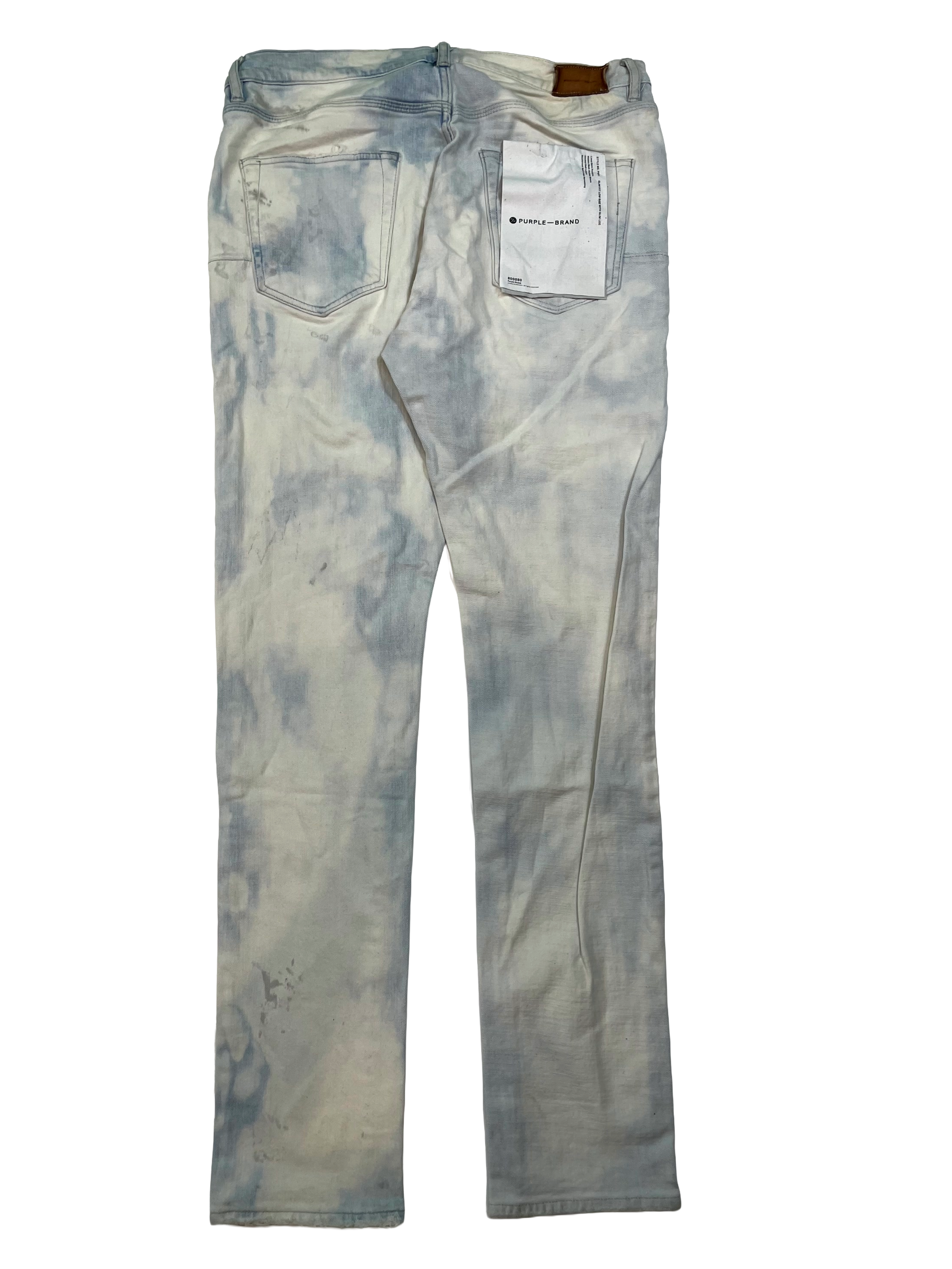 Purple Brand Acid Wash Jeans