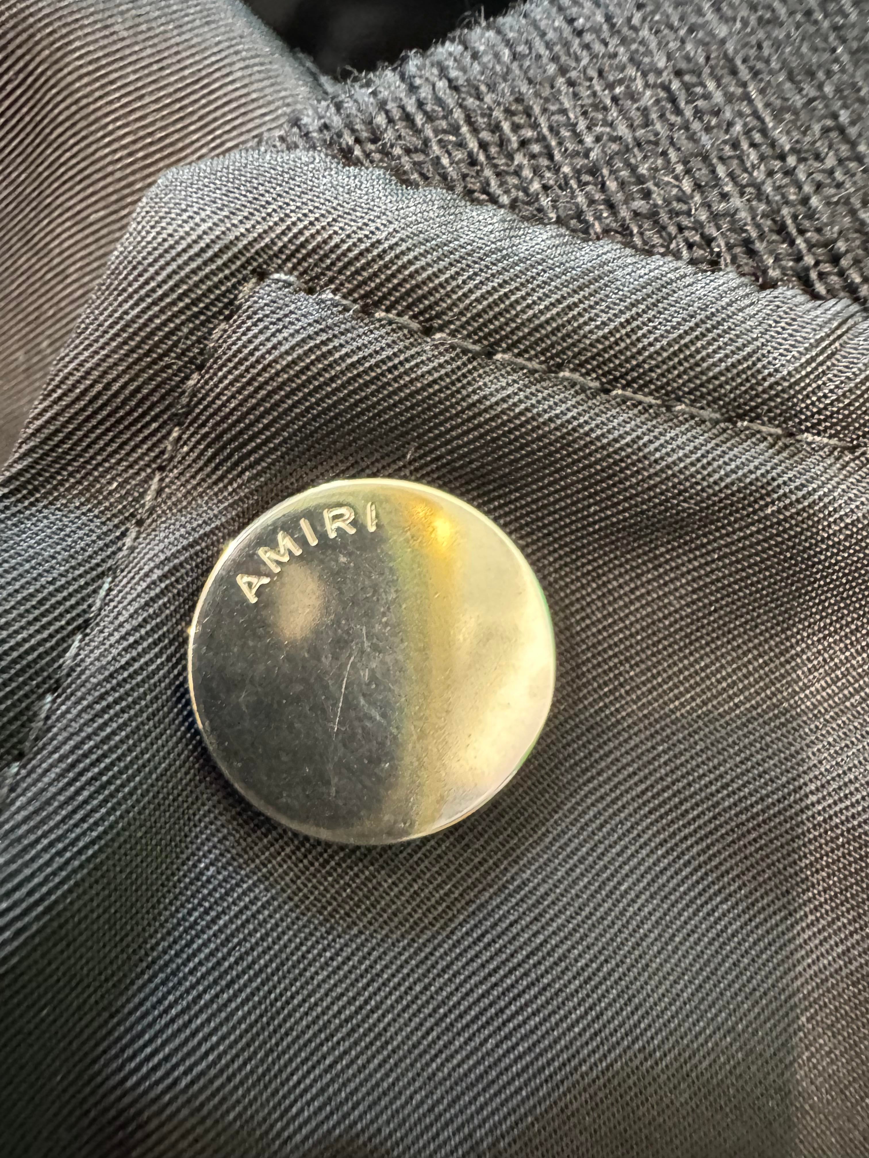 Amiri "Hardcore" Black Jacket