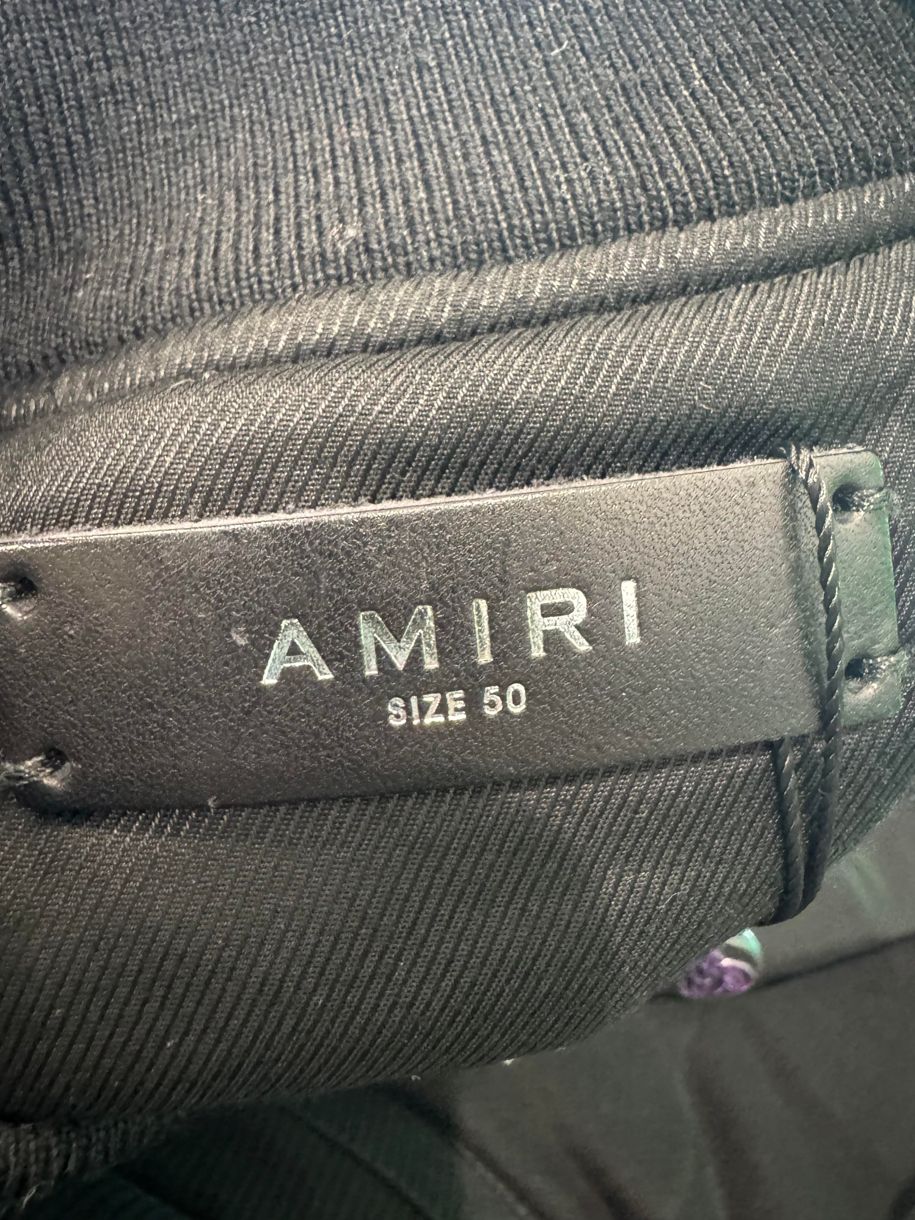 Amiri "Hardcore" Black Jacket