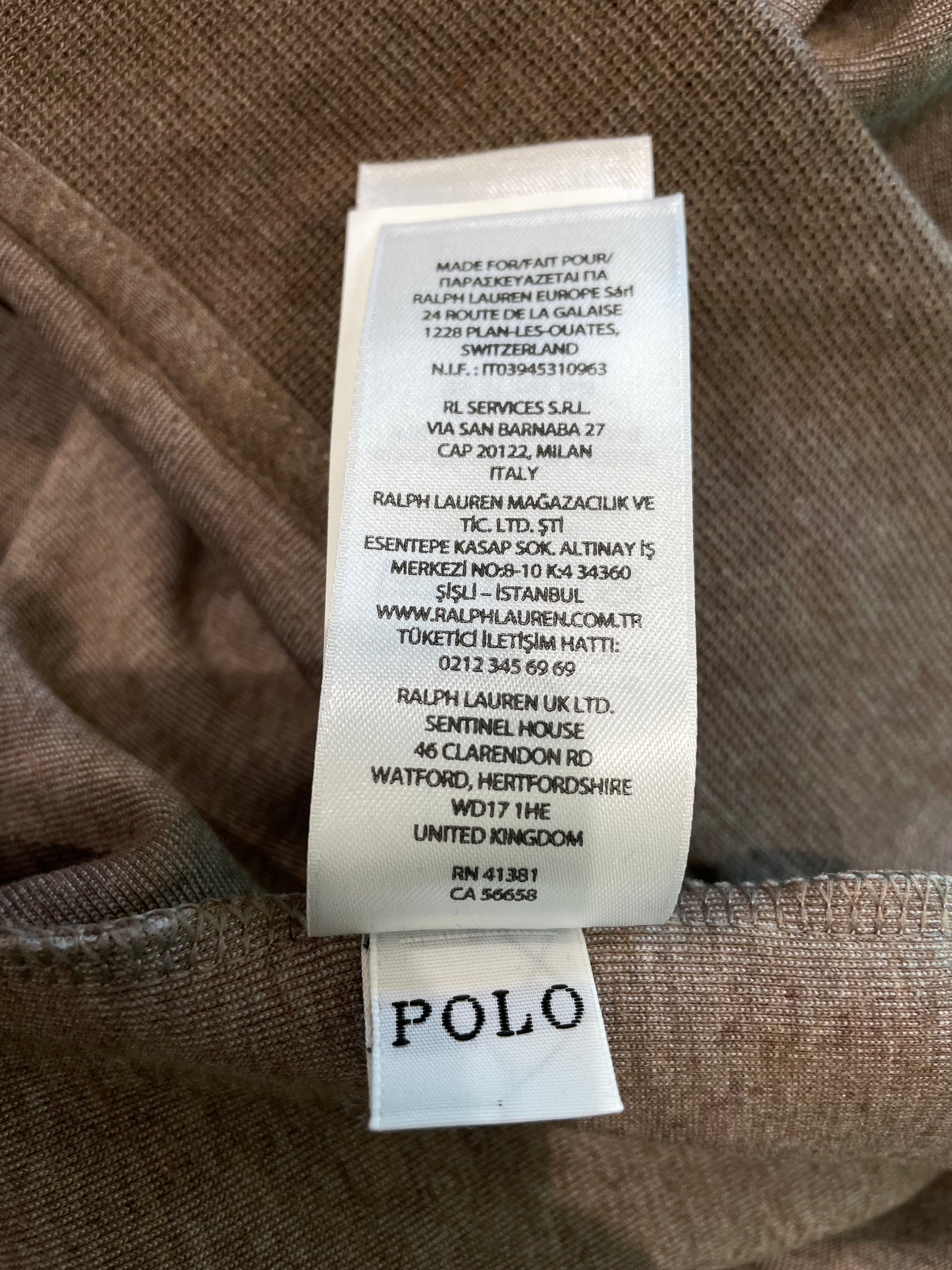 Polo Brown Zip Up Hoodie