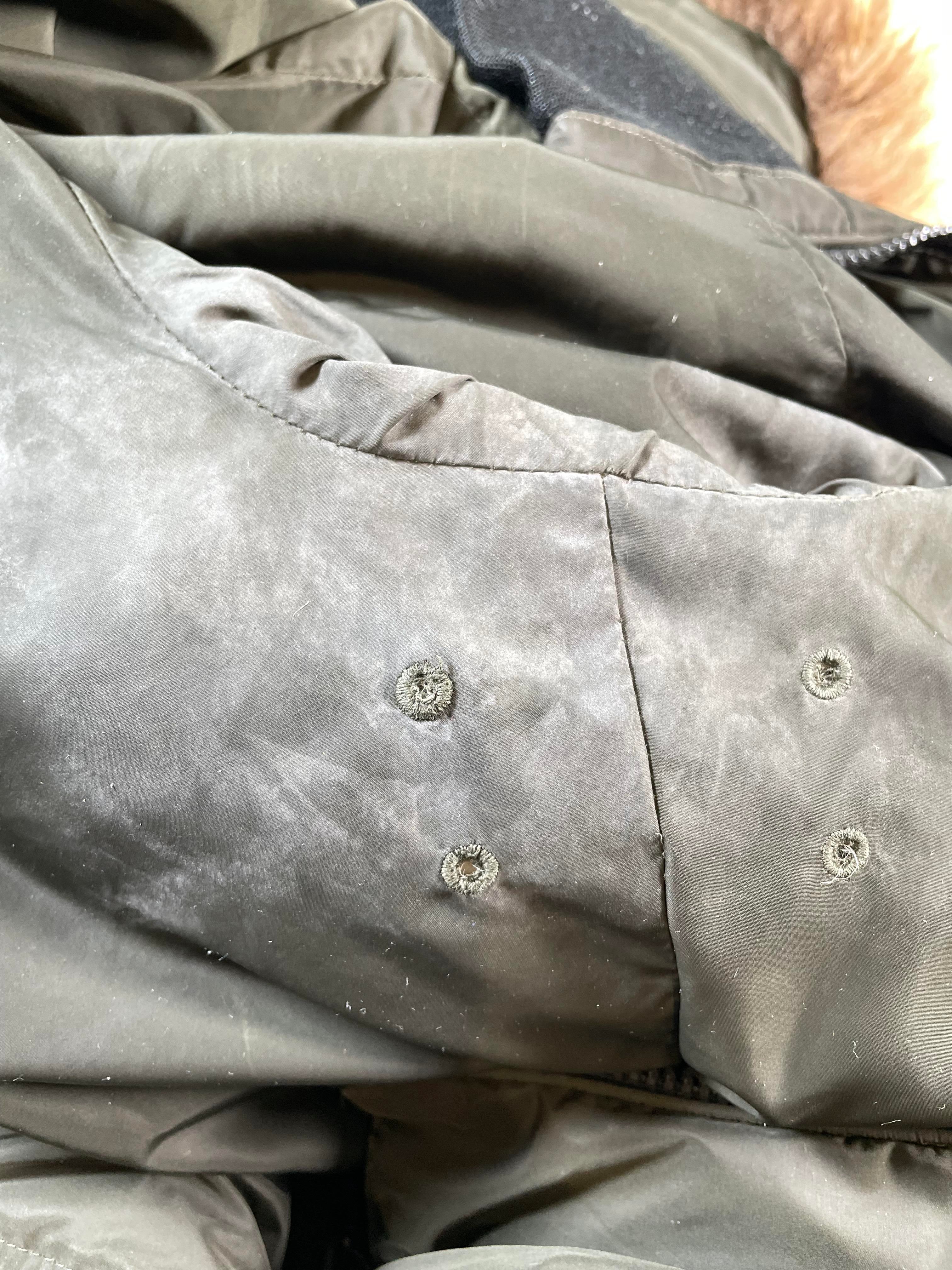 Mackage Brown Fur Olive Green Adali Jacket