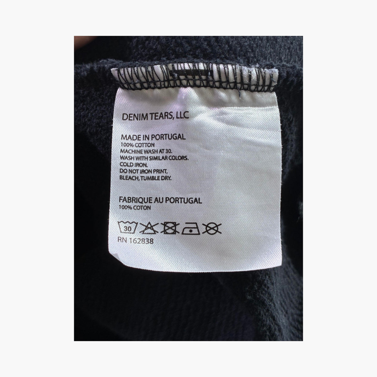 Amiri White Core Logo Black Hoodie