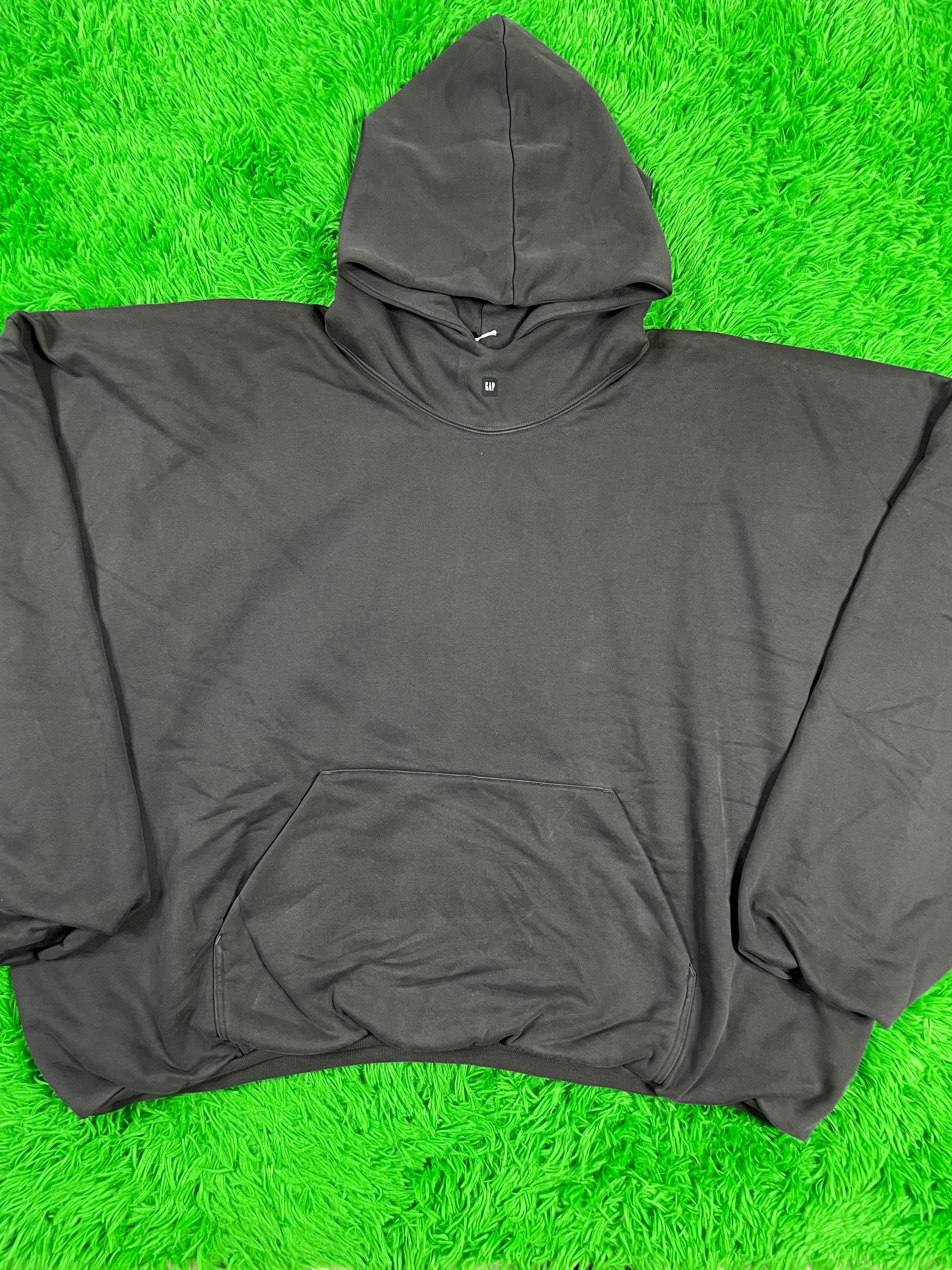 YZY Gap Dove Hoodie Dark Grey size:XXL New