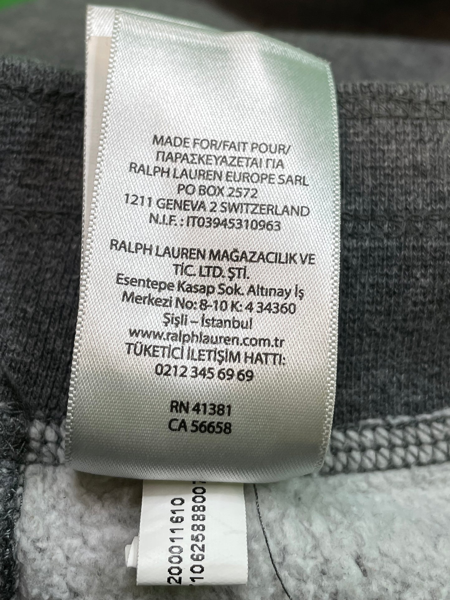 Polo Grey Sweatpants