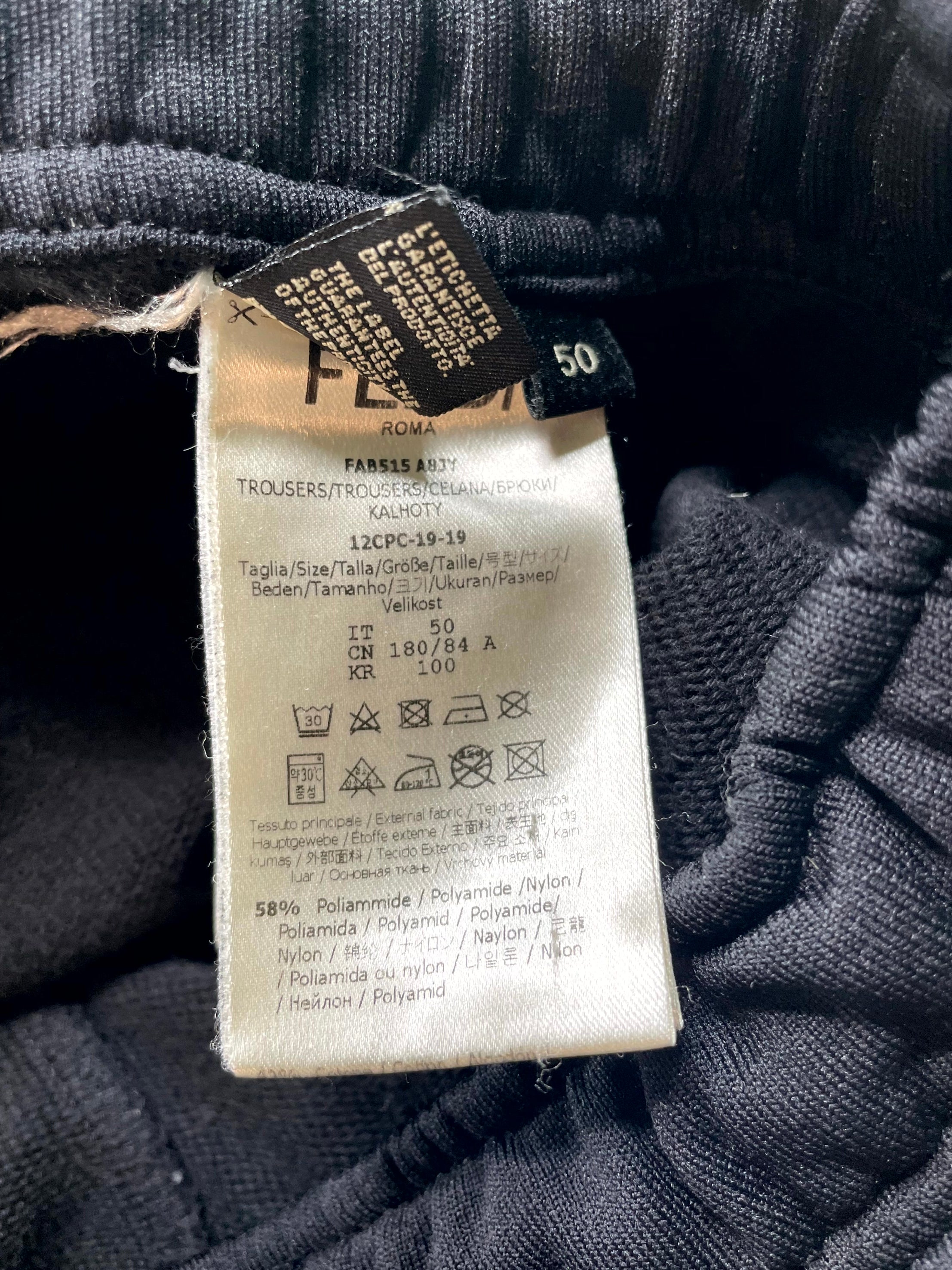 Fendi Logo Black & Neon Sweatsuit