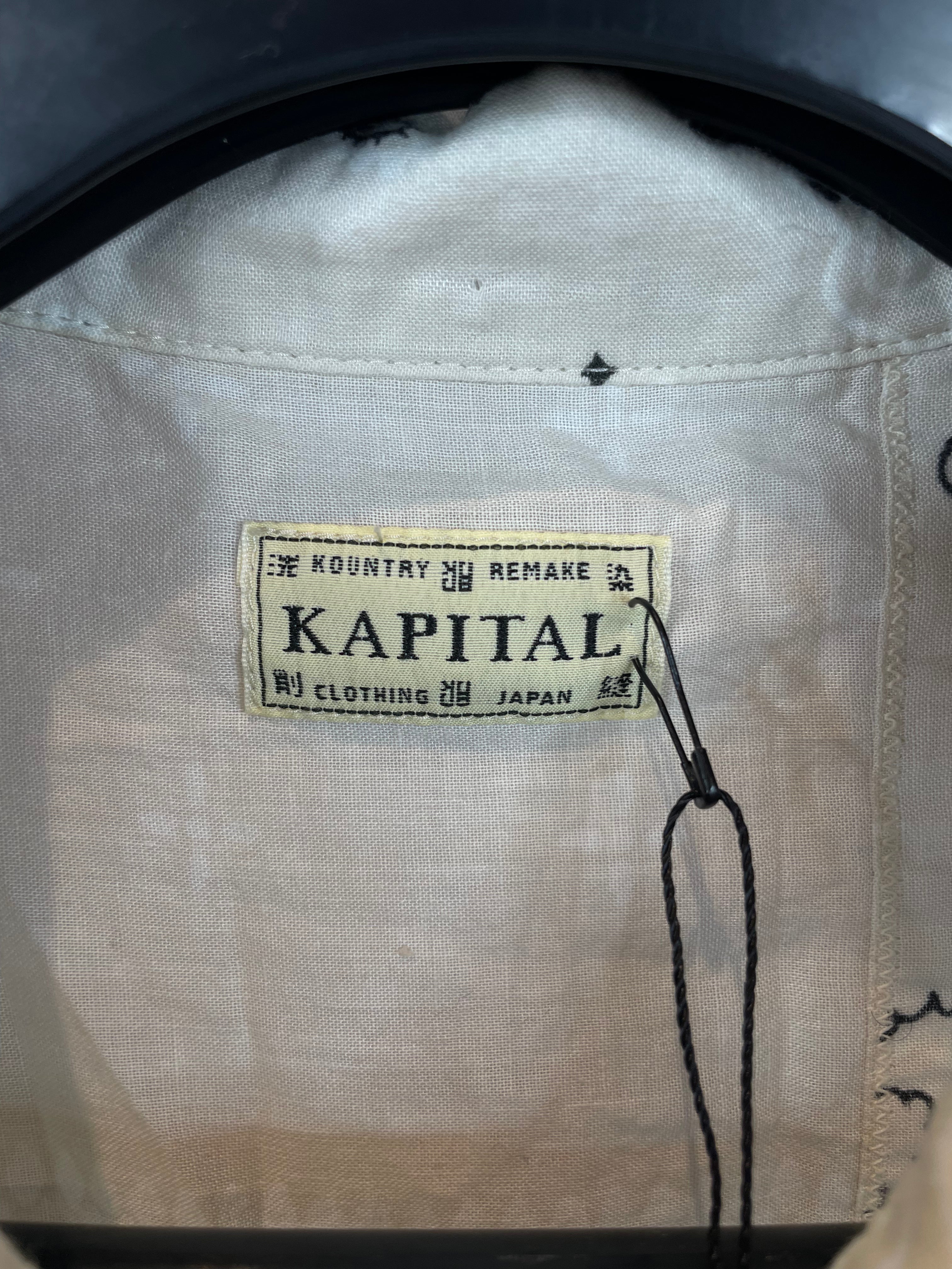 Kapital White Paisley Button Up Used 3 (Large)