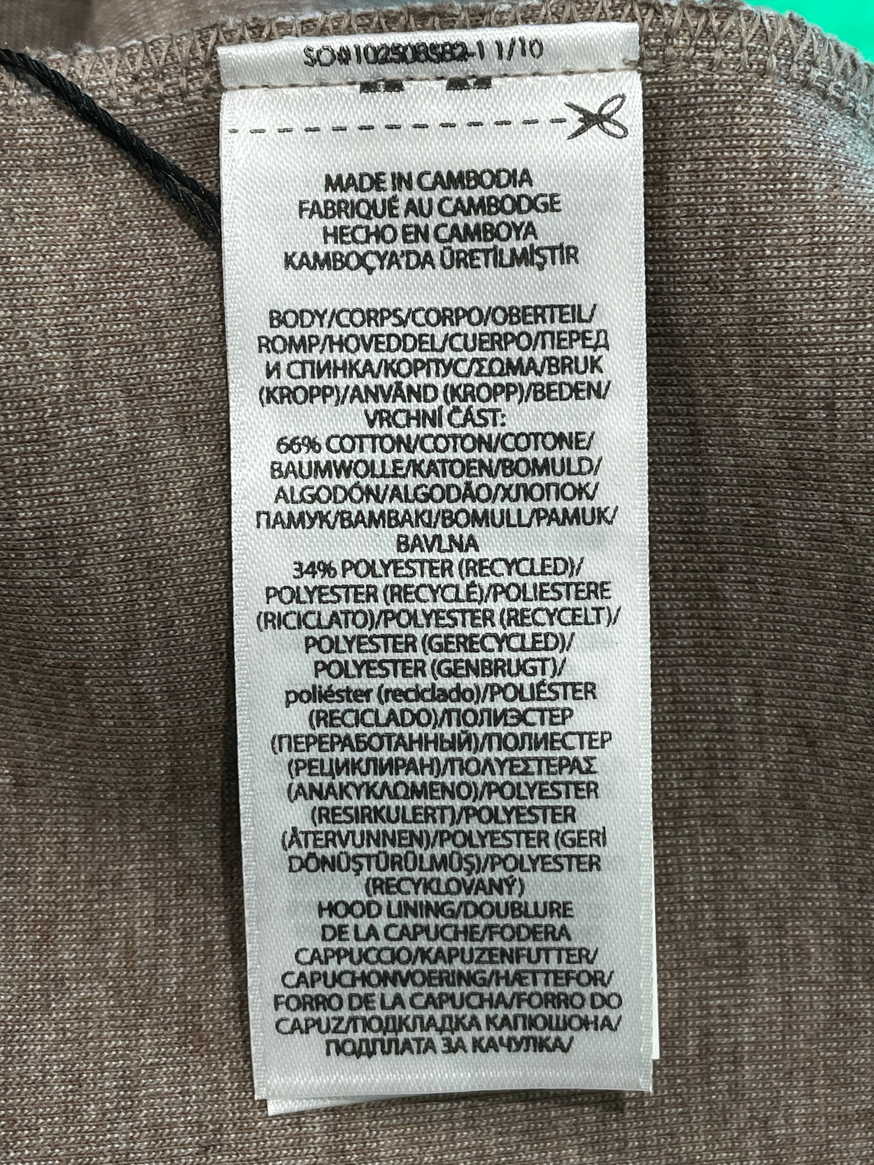 Polo Brown Zip Up Hoodie