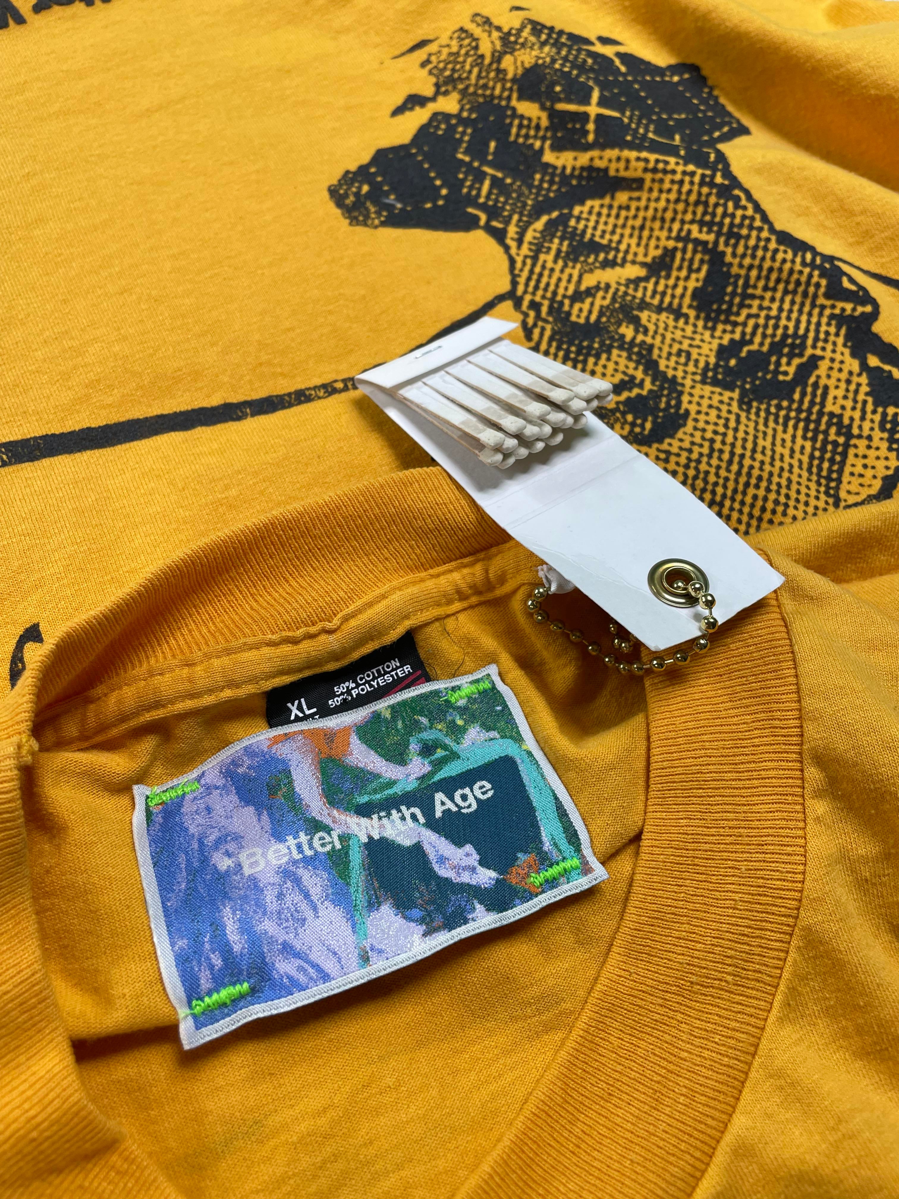 Better With Age 'Pendleton Novel' Yellow Tee