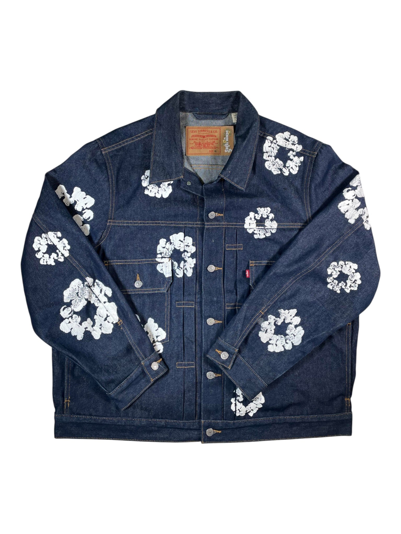 Levis Denim Tears Blue Jean Jacket