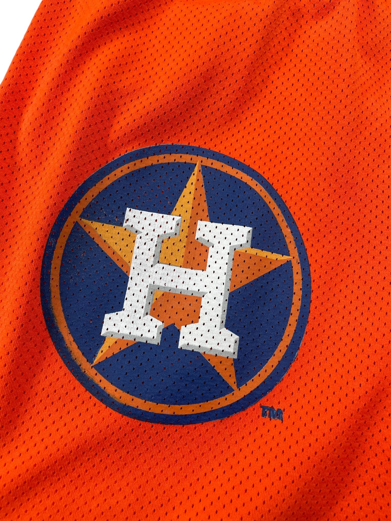 Eric Emanuel 'Houston' Orange Mesh Shorts