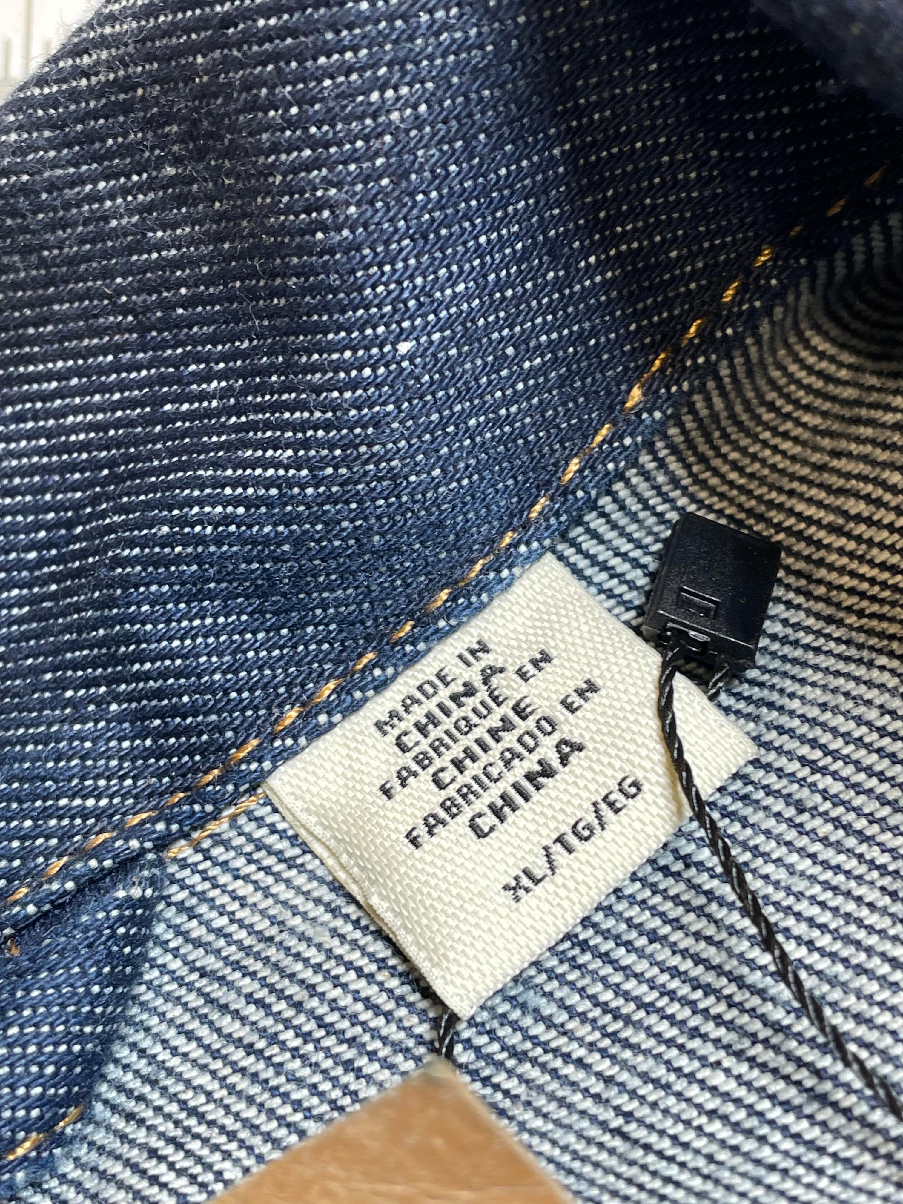Levis Denim Tears Blue Jean Jacket