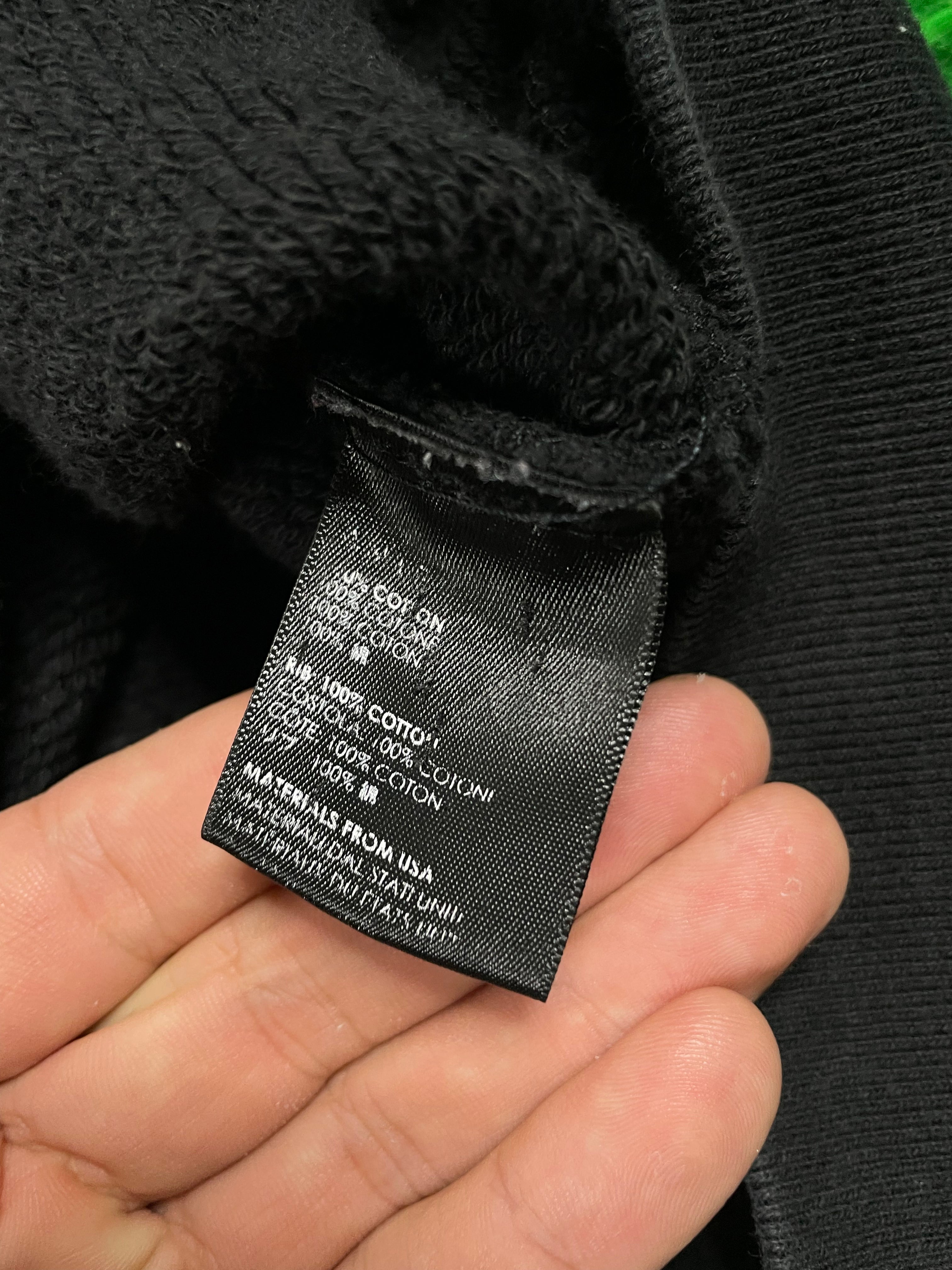 Amiri Lovers Crewneck Black Neon Large Used