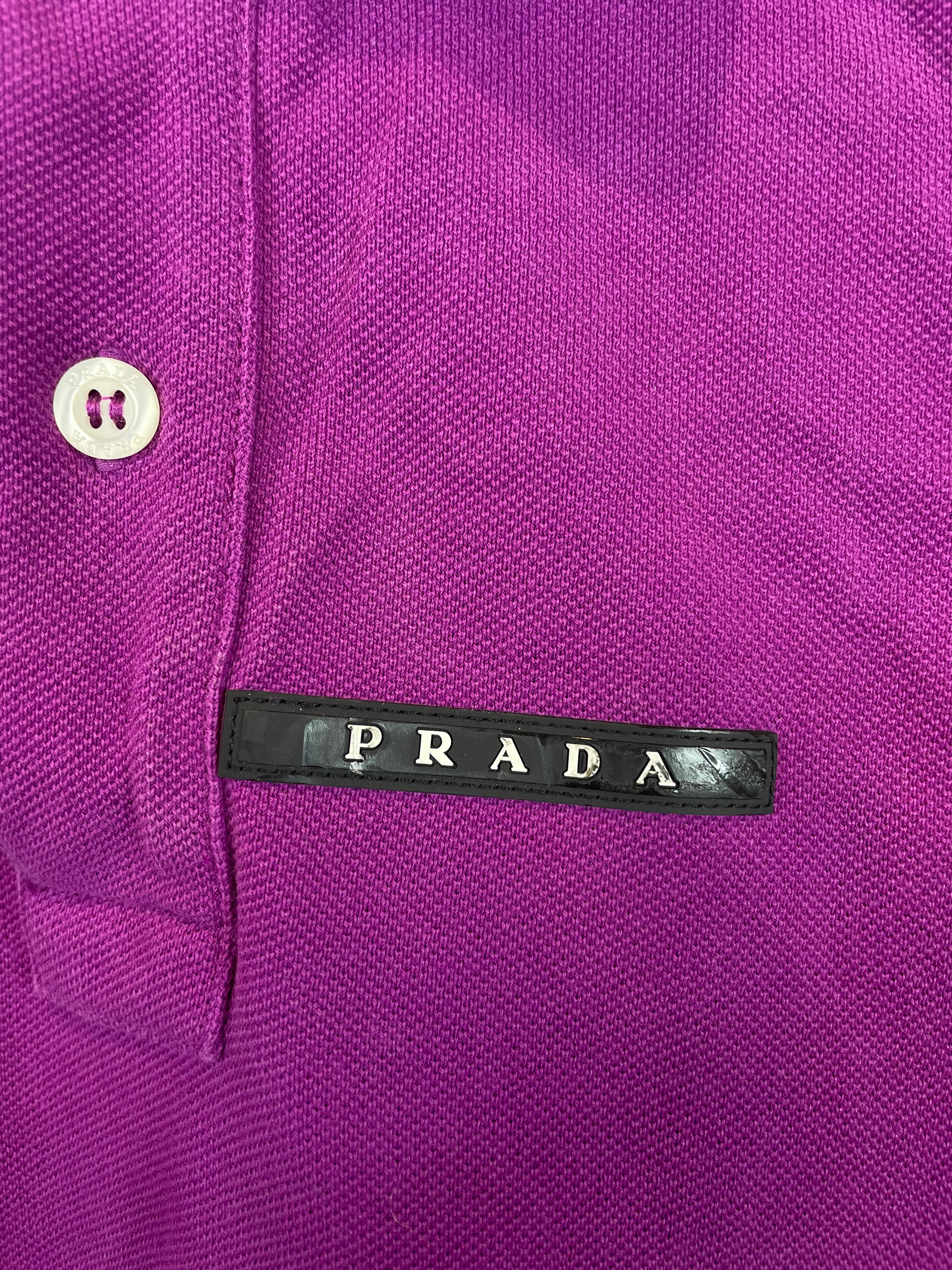 Prada Polo Purple Used XS
